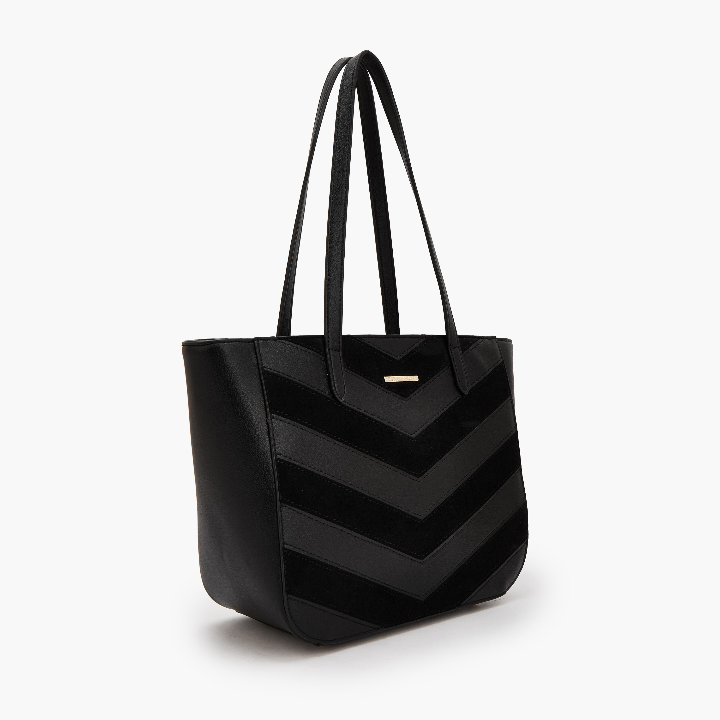 شنطة توت شيفرون بارزة الملمس بسحاب إغلاق من فلورا بيلا بواسطة شو إكسبريس-women-bagsandwallets-handbags-image-3