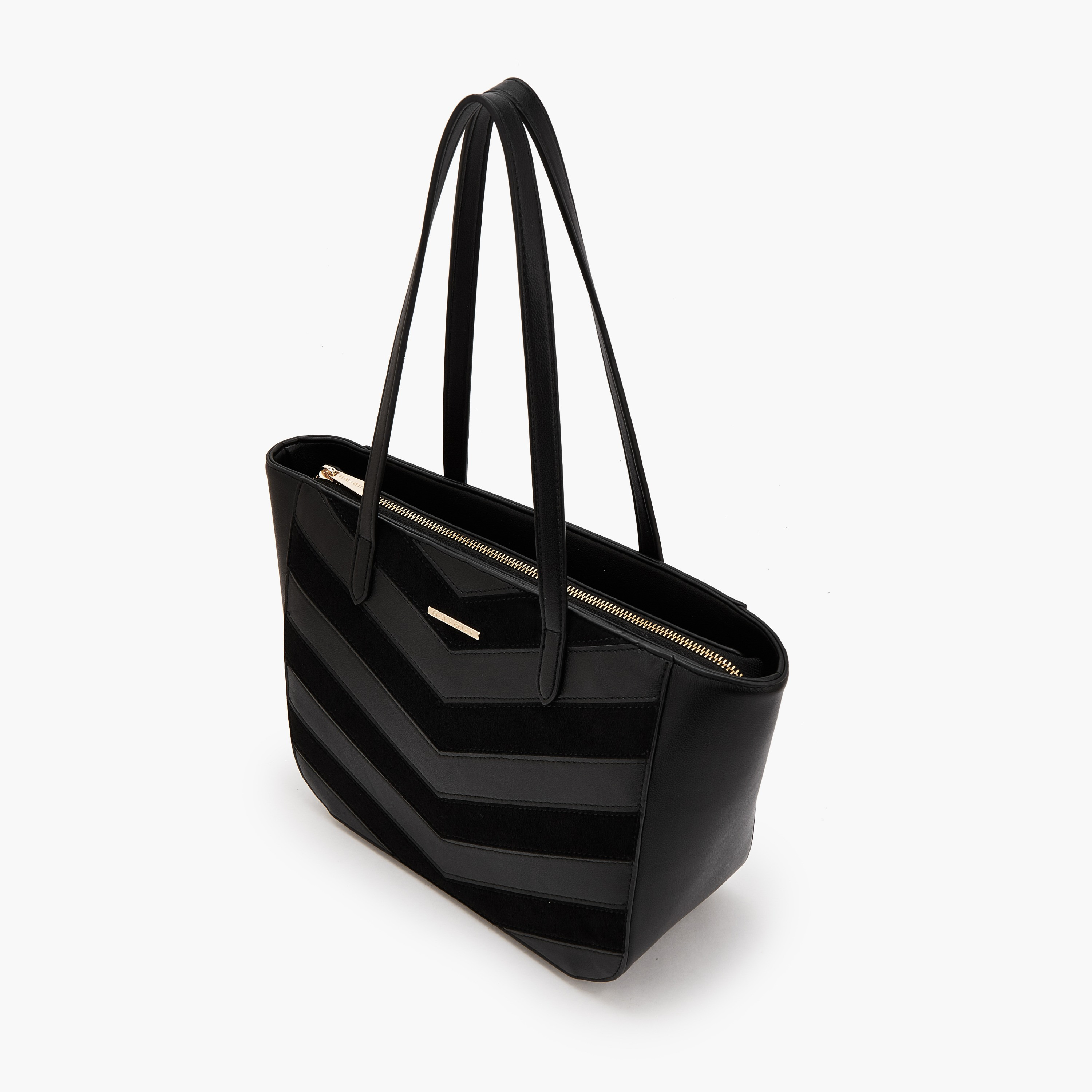 شنطة توت شيفرون بارزة الملمس بسحاب إغلاق من فلورا بيلا بواسطة شو إكسبريس-women-bagsandwallets-handbags-image-5