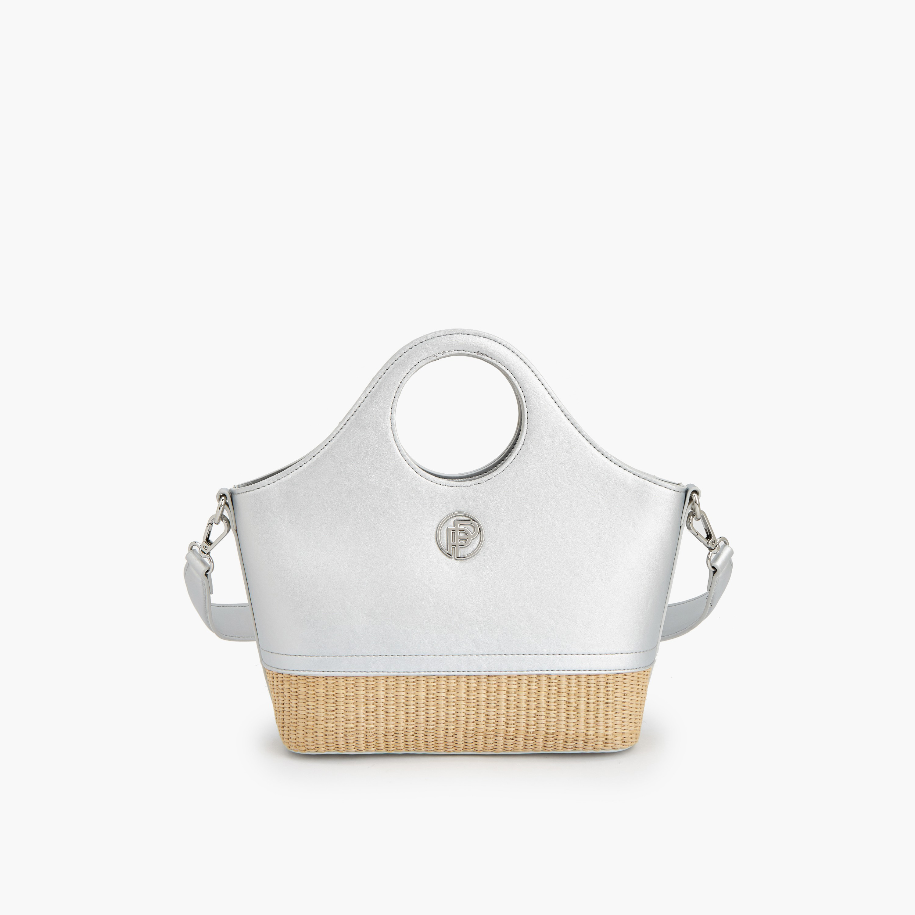 شنطة توتي بارزة الملمس بسحاب إغلاق من بيبرمينت-women-bagsandwallets-handbags-image-1