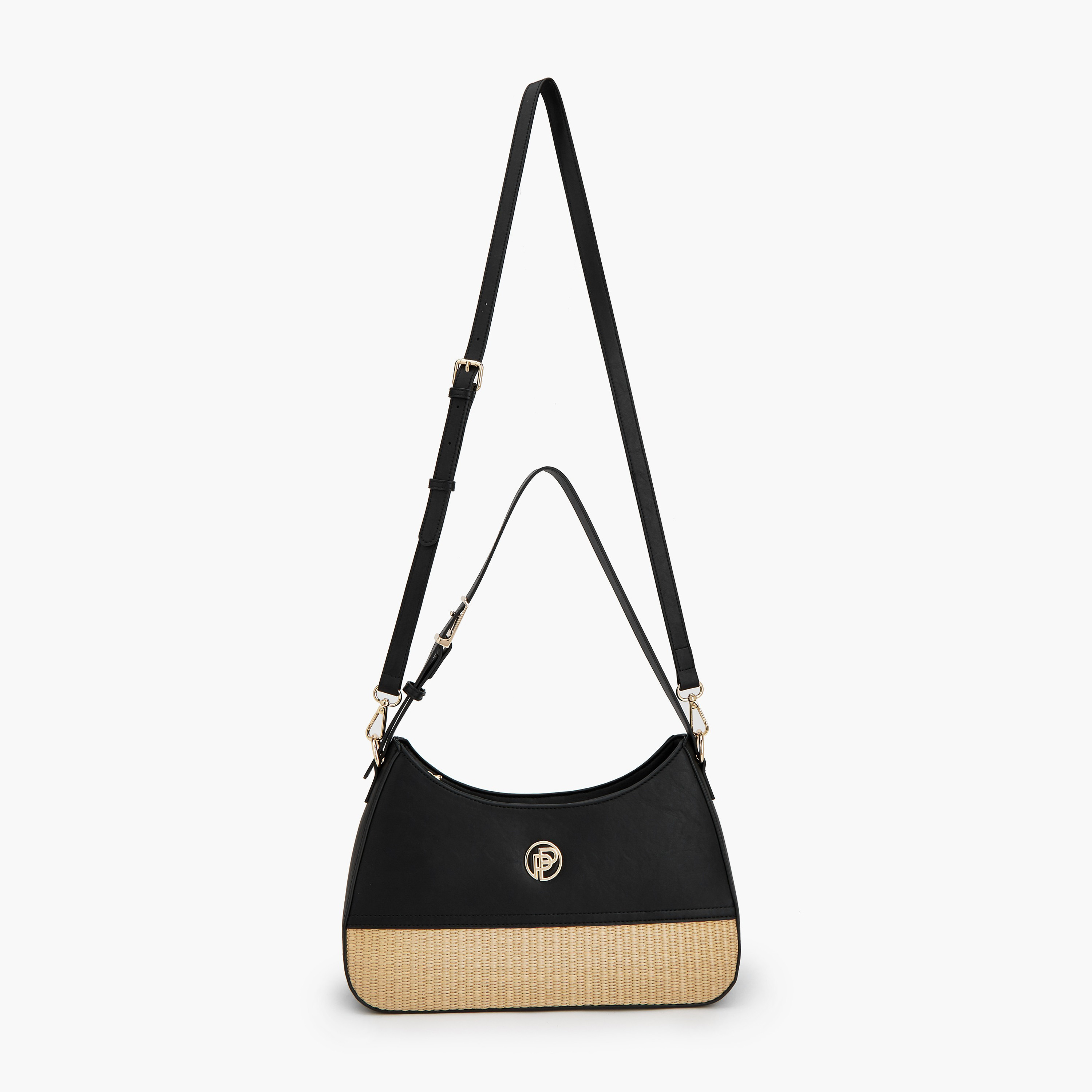 شنطة كتف بارزة الملمس بسحاب إغلاق من بيبرمينت-women-bagsandwallets-handbags-image-2