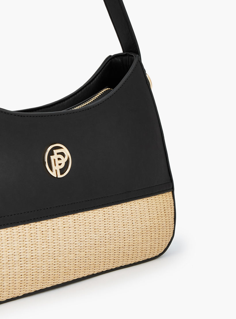 شنطة كتف بارزة الملمس بسحاب إغلاق من بيبرمينت-women-bagsandwallets-handbags-image-4