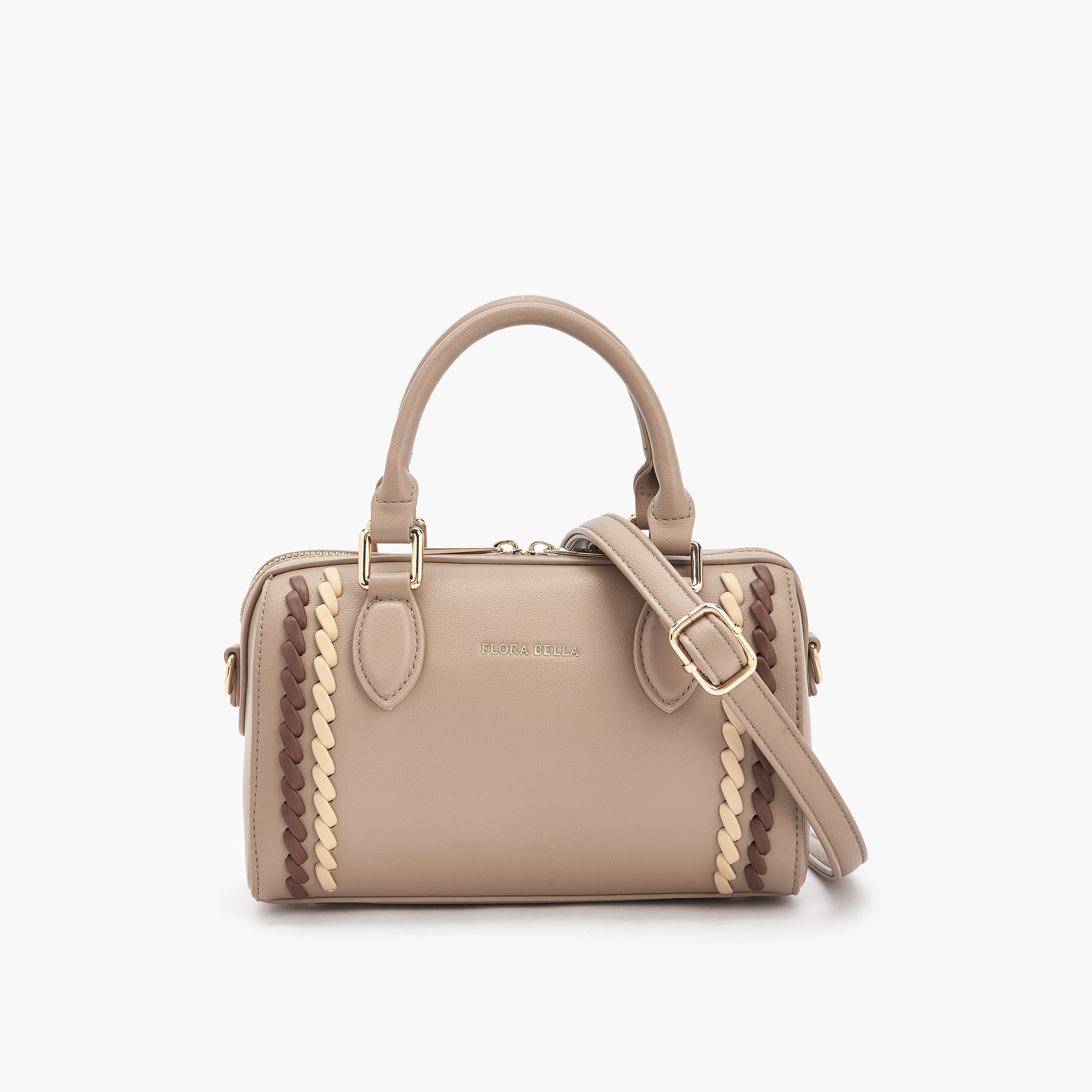 شنطة دافل بجدائل وبحزام قابل للفصل من فلورا بيلا-women-bagsandwallets-handbags-image-1