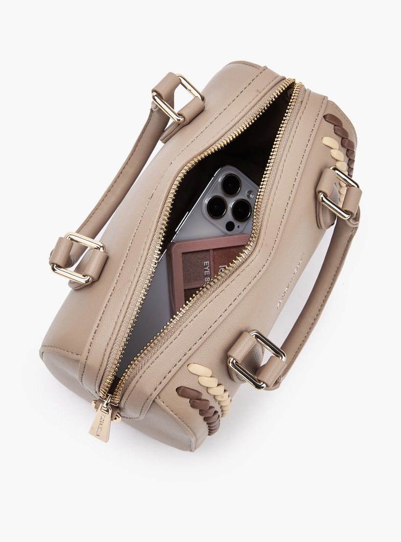شنطة دافل بجدائل وبحزام قابل للفصل من فلورا بيلا-women-bagsandwallets-handbags-image-8