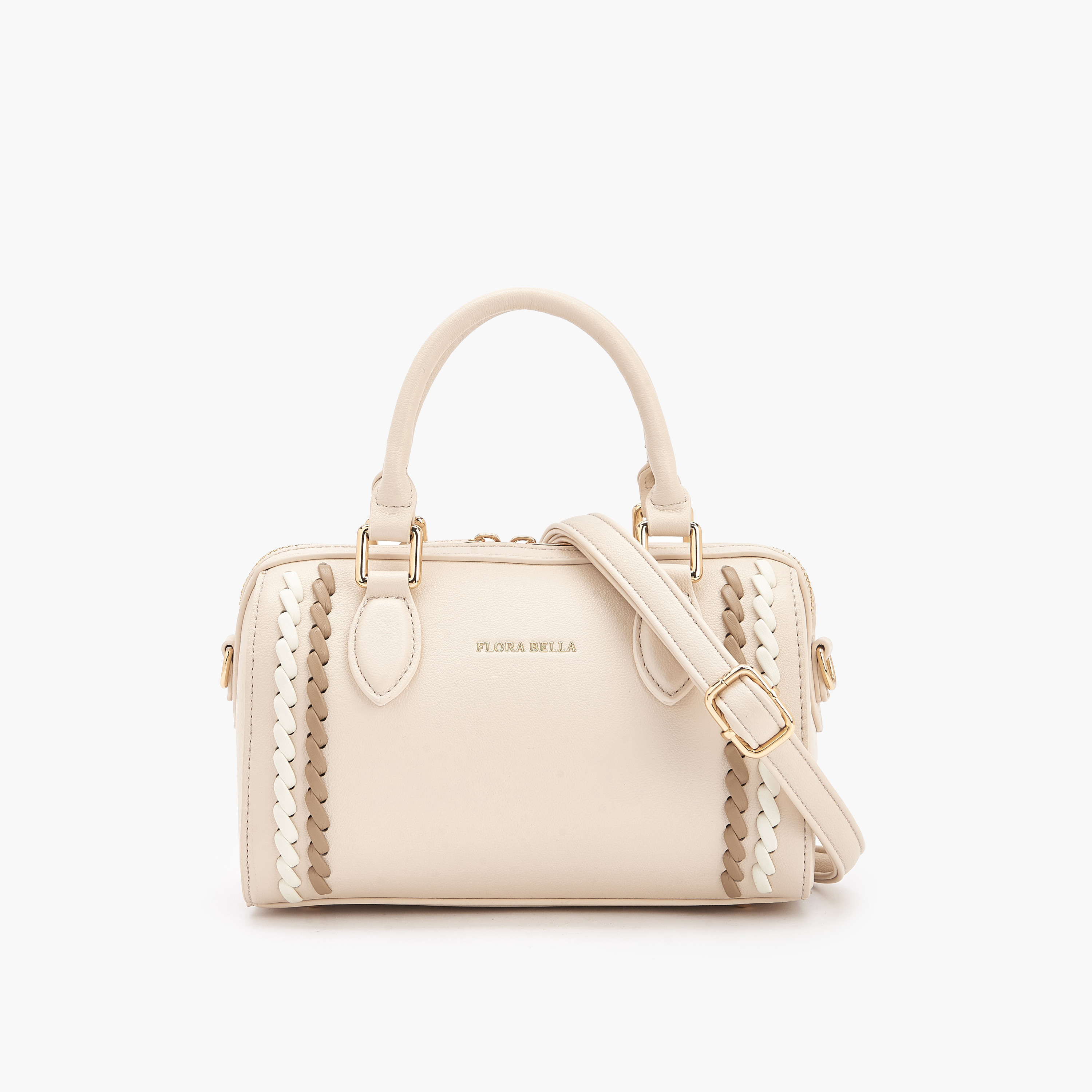 شنطة دافل بجدائل وبحزام قابل للفصل من فلورا بيلا-women-bagsandwallets-handbags-image-1