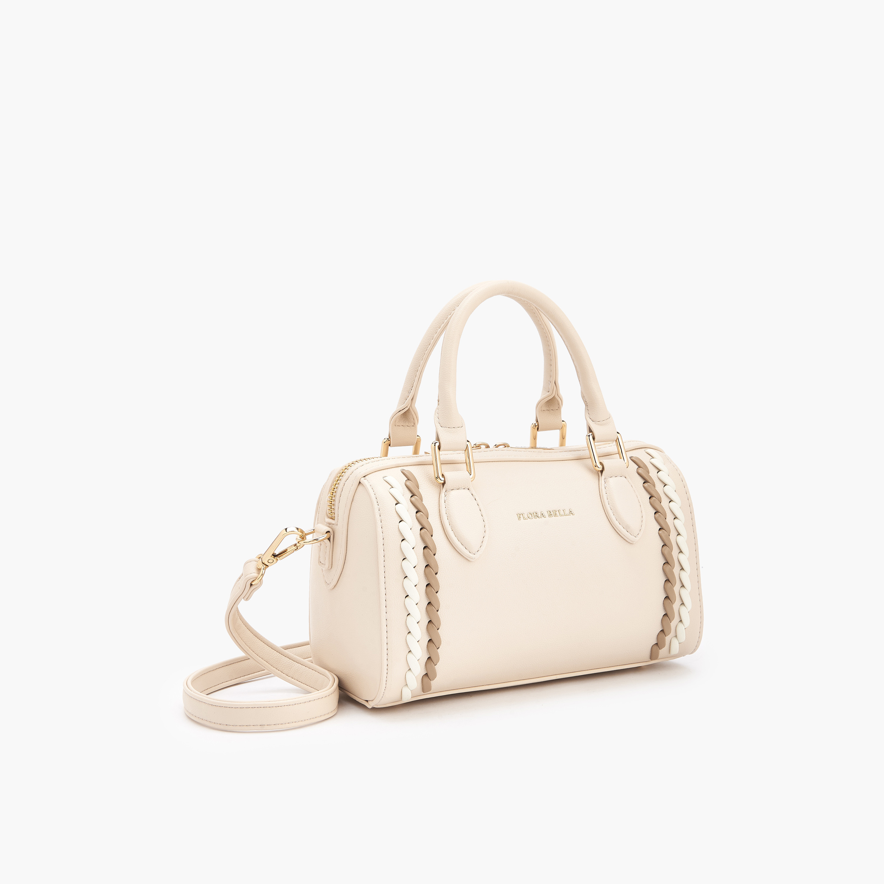 شنطة دافل بجدائل وبحزام قابل للفصل من فلورا بيلا-women-bagsandwallets-handbags-image-4