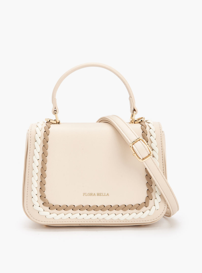 Flora Bella Braided Sling Bag with Detachable Strap-women-bagsandwallets-handbags-image-1