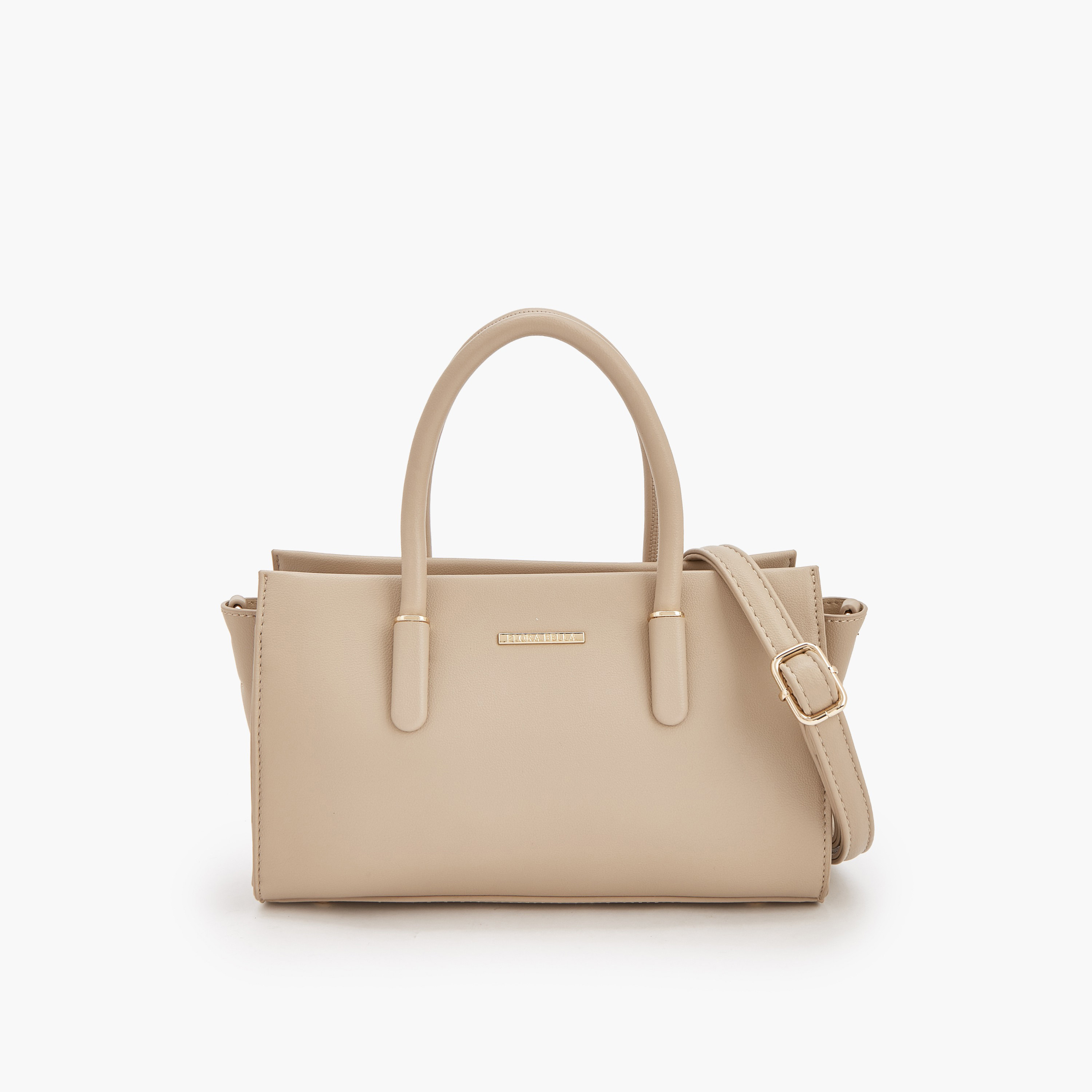 شنطة توتي سادة بحزام قابل للفصل من فلورا بيلا-women-bagsandwallets-handbags-image-1