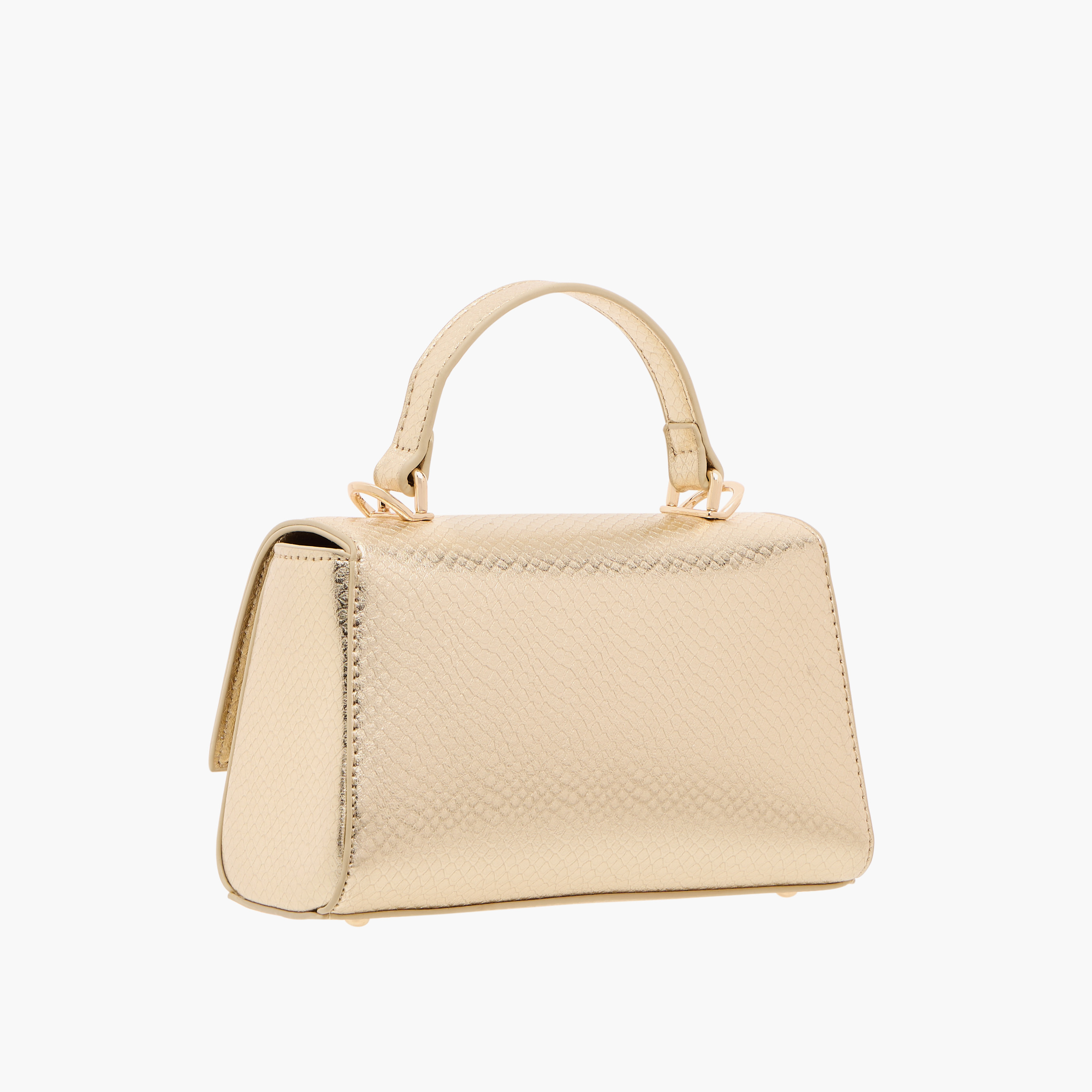 Flora Bella Textured Satchel Bag with Grab Handle and Button Closure-women-bagsandwallets-handbags-image-3