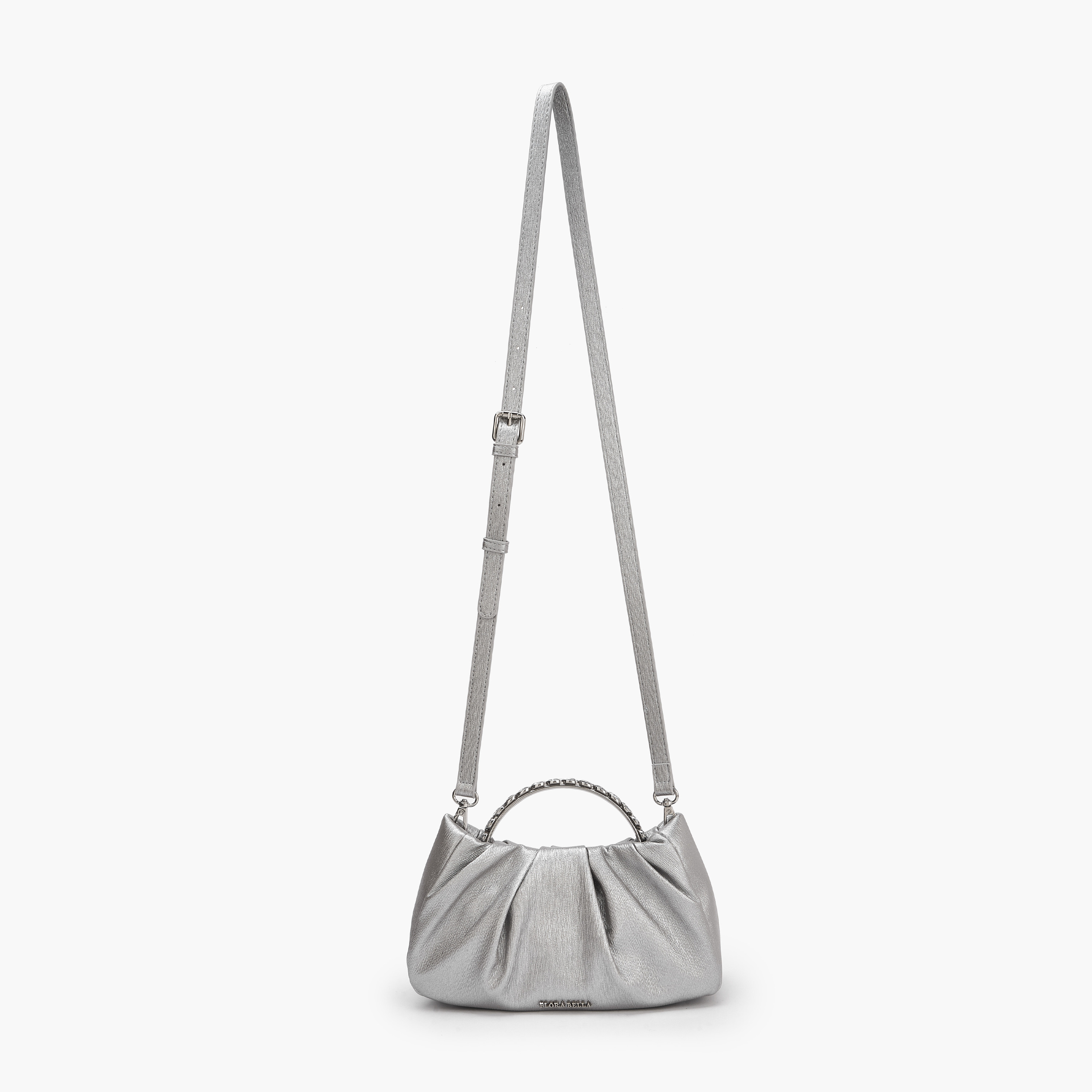 Flora Bella Ruched Crossbody Bag with Stone Embellished Handle-women-bagsandwallets-handbags-image-3