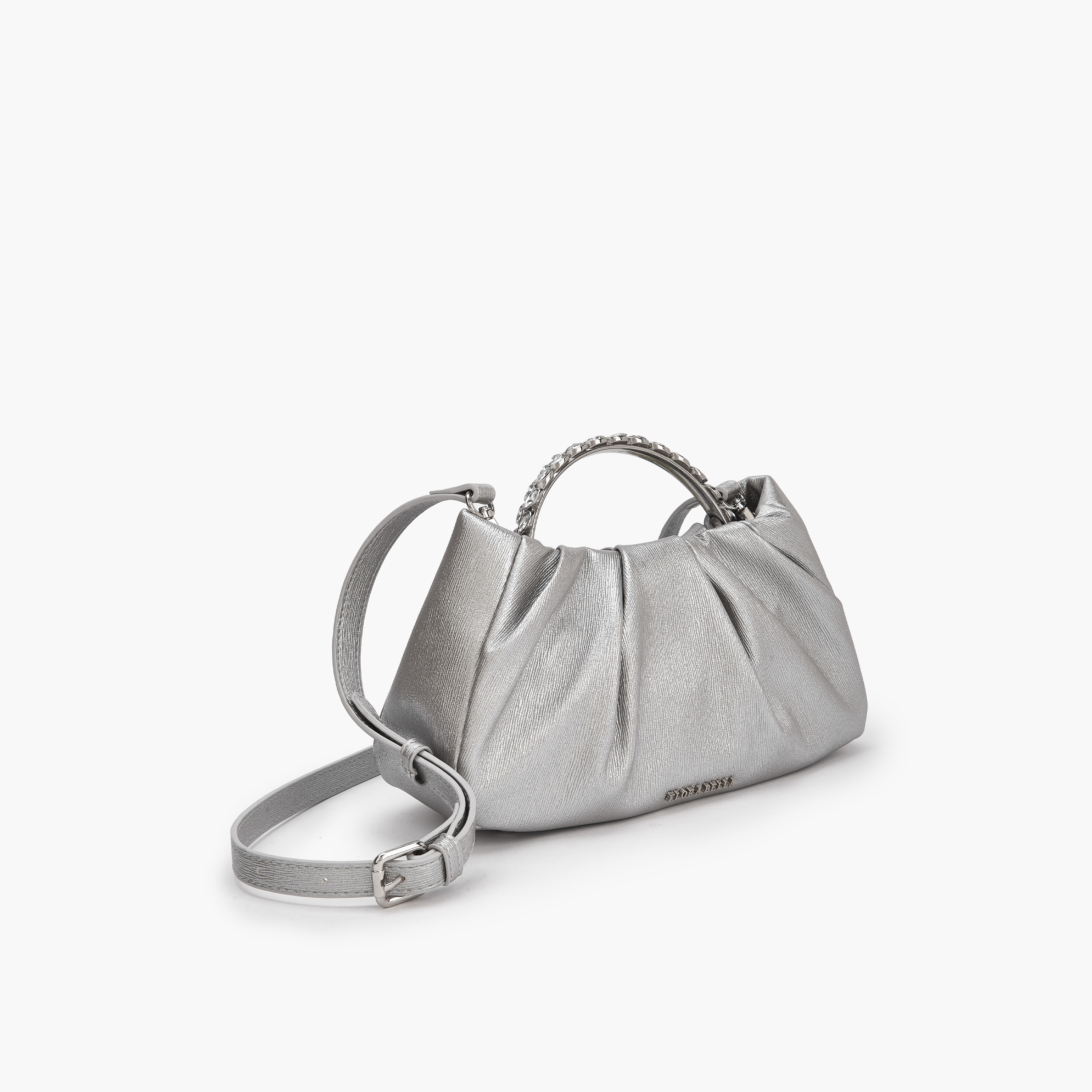 Flora Bella Ruched Crossbody Bag with Stone Embellished Handle-women-bagsandwallets-handbags-image-4