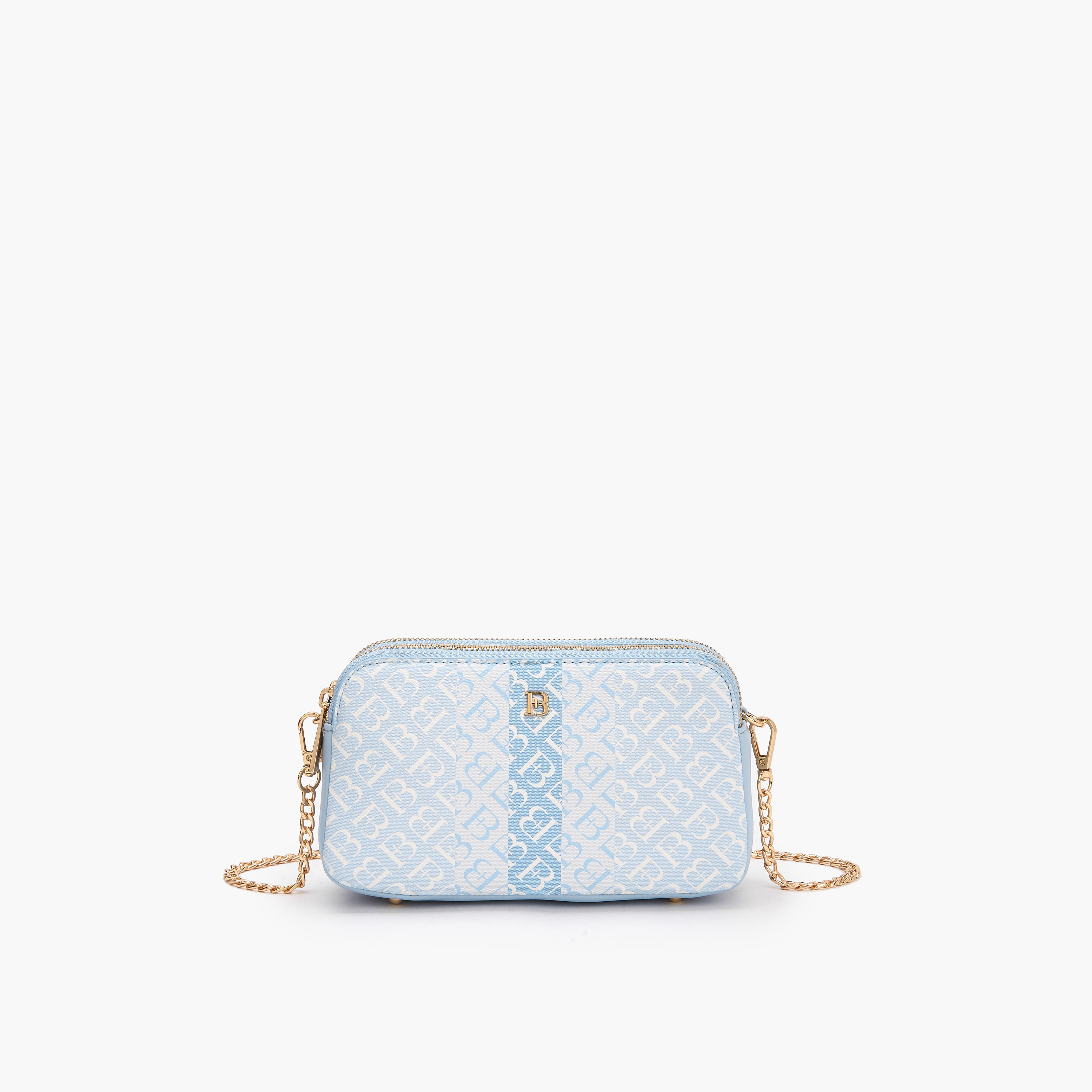 شنطة كروس بودي بطبعات مونوجرام مع حزام سلسلة من فلورا بيلا-women-bagsandwallets-handbags-image-1