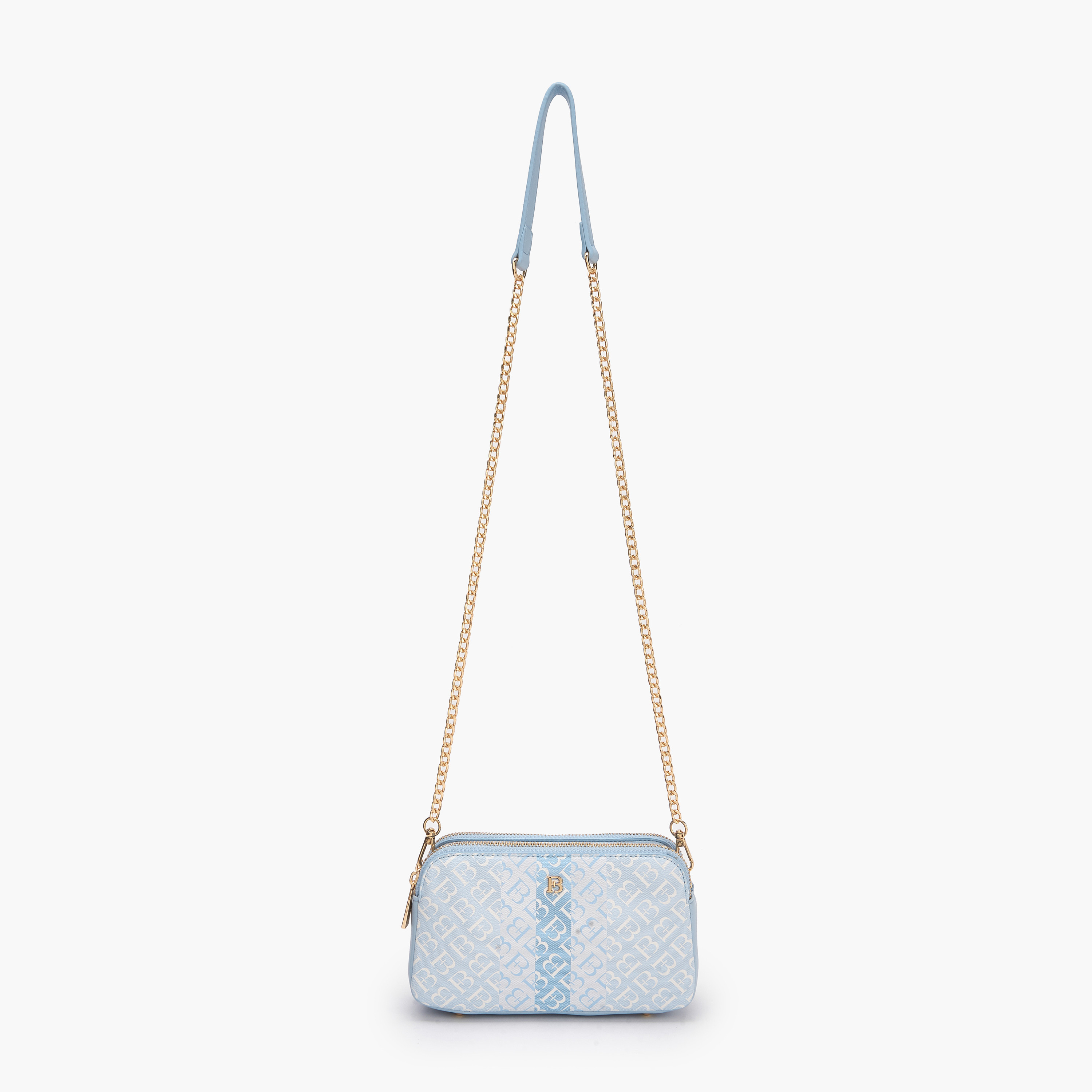 شنطة كروس بودي بطبعات مونوجرام مع حزام سلسلة من فلورا بيلا-women-bagsandwallets-handbags-image-6
