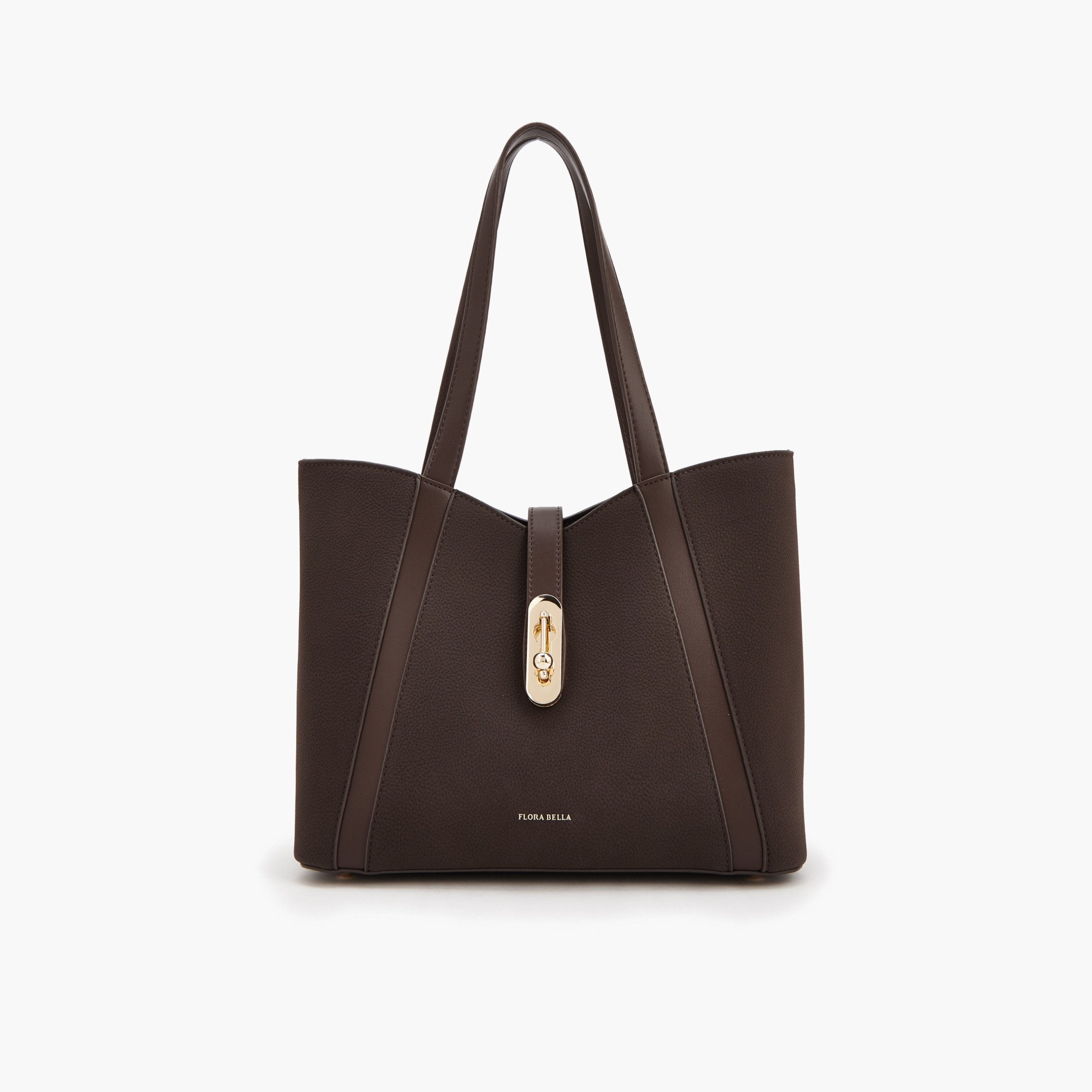 شنطة توتي بارزة الملمس مع شنطة صغيرة بسحاب إغلاق من فلورا بيلا-women-bagsandwallets-handbags-image-1