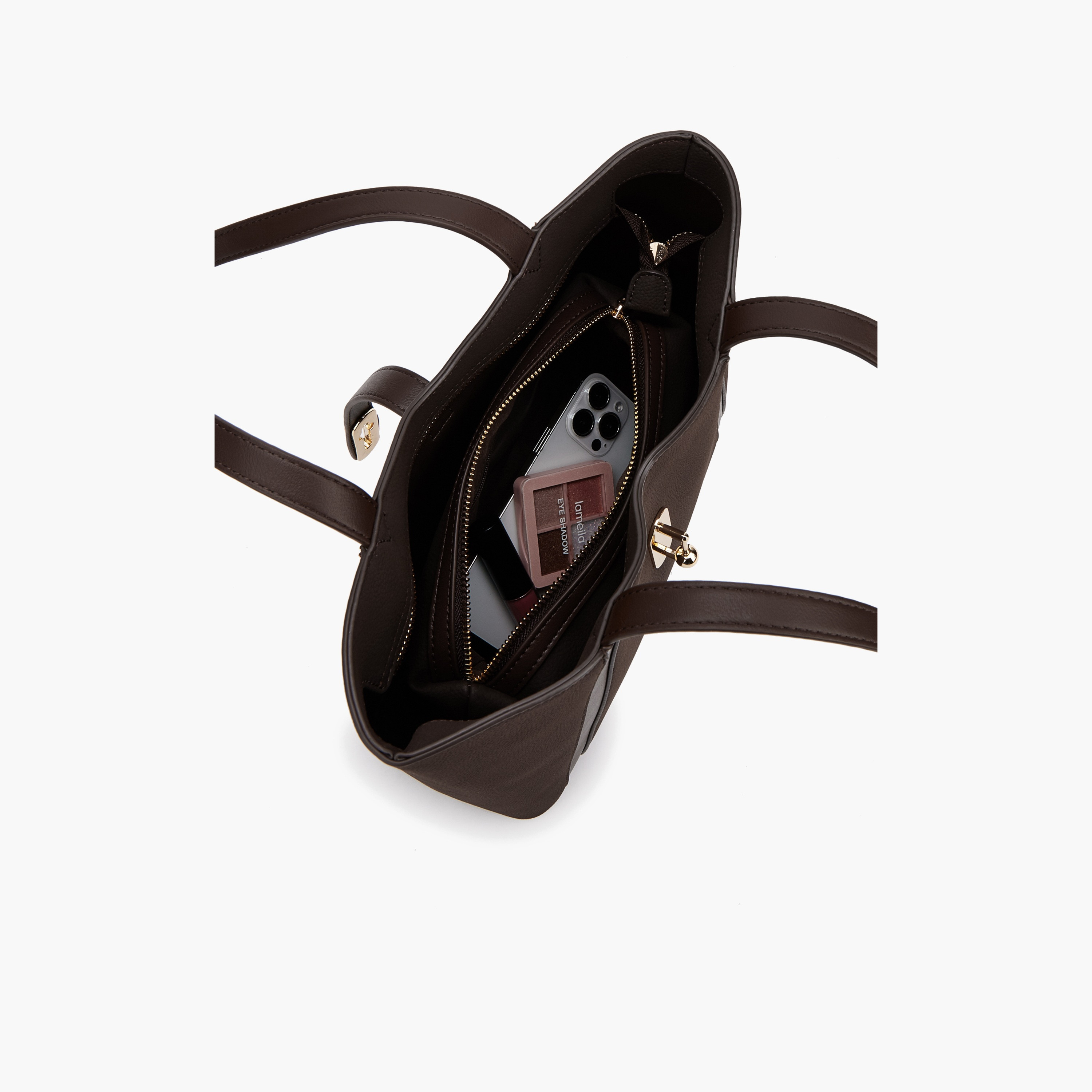 شنطة توتي بارزة الملمس مع شنطة صغيرة بسحاب إغلاق من فلورا بيلا-women-bagsandwallets-handbags-image-10
