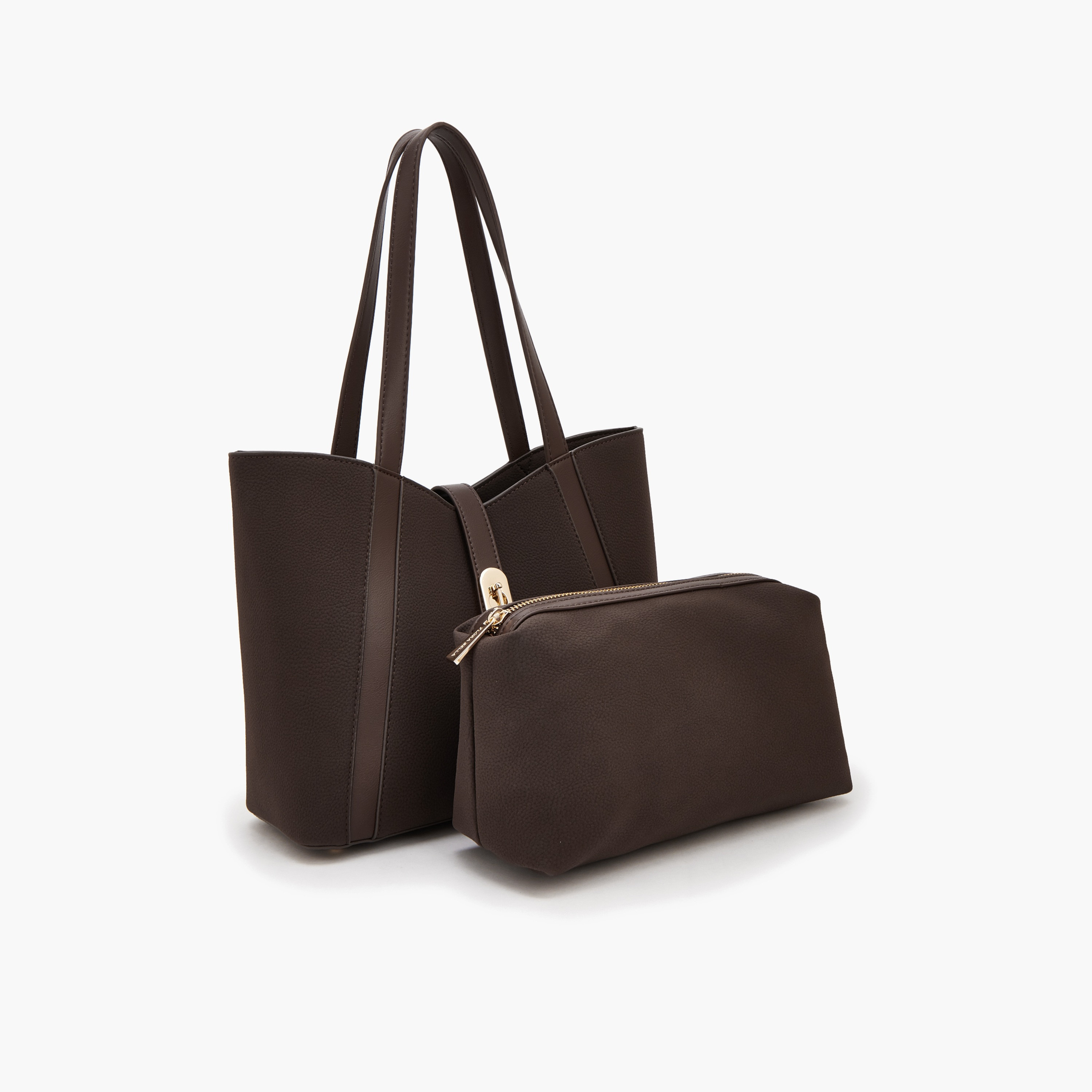 شنطة توتي بارزة الملمس مع شنطة صغيرة بسحاب إغلاق من فلورا بيلا-women-bagsandwallets-handbags-image-5