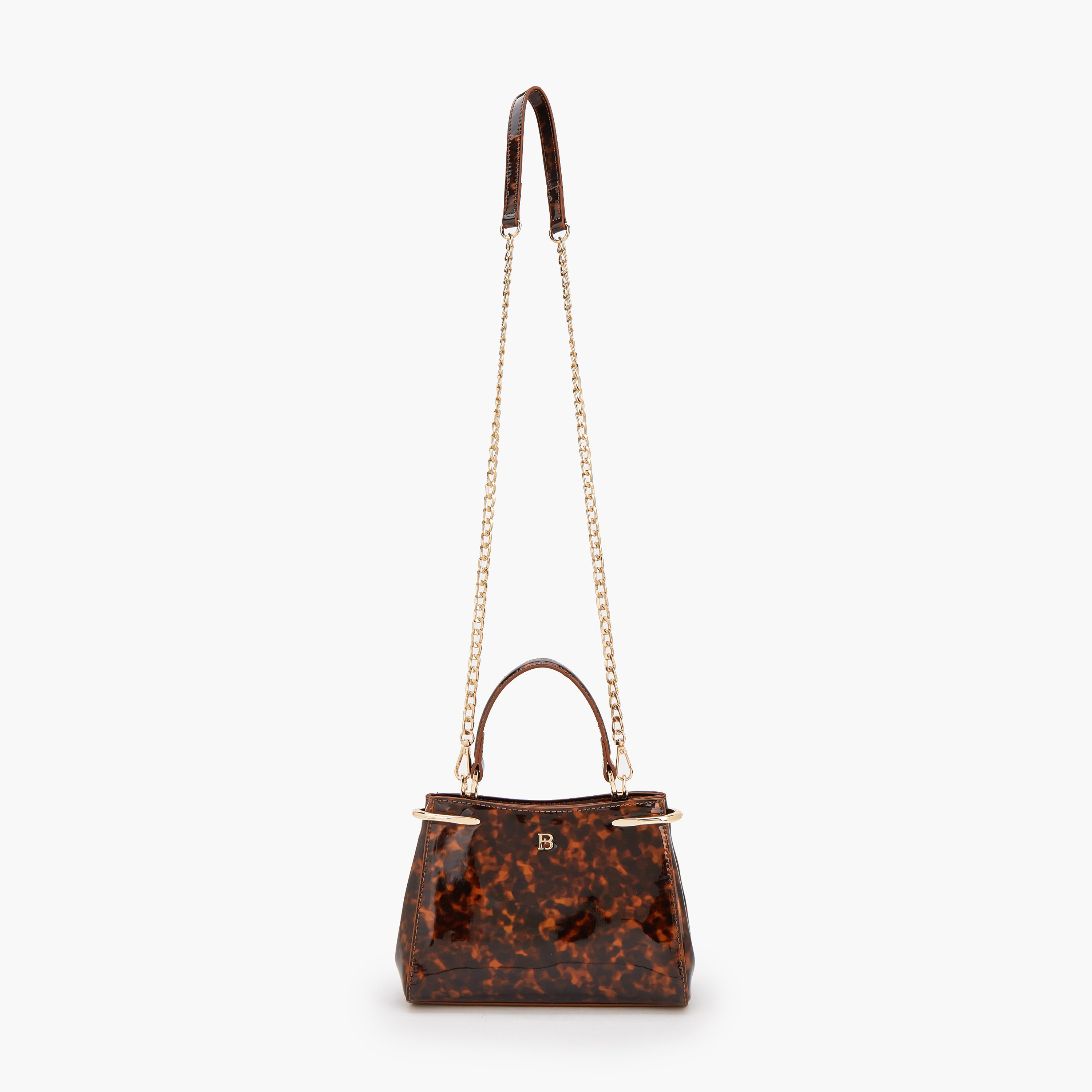 شنطة كروس بودي بحزام سلسلة وطبعات من فلورا بيلا-women-bagsandwallets-handbags-image-2