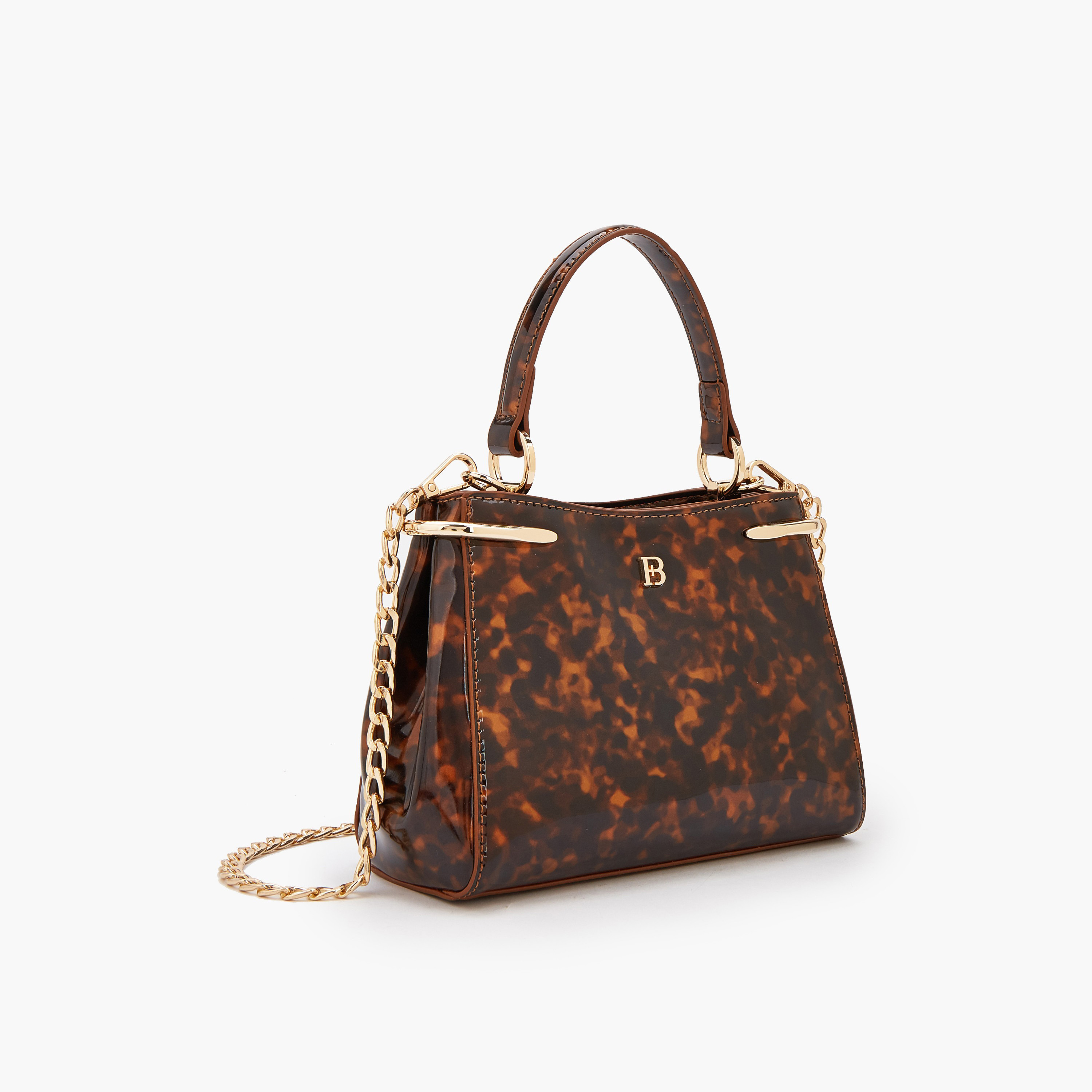 شنطة كروس بودي بحزام سلسلة وطبعات من فلورا بيلا-women-bagsandwallets-handbags-image-3
