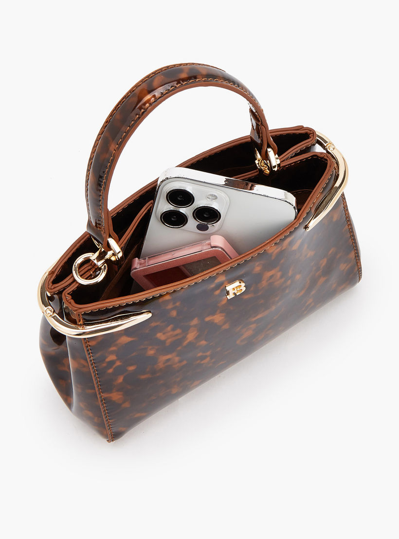 شنطة كروس بودي بحزام سلسلة وطبعات من فلورا بيلا-women-bagsandwallets-handbags-image-7
