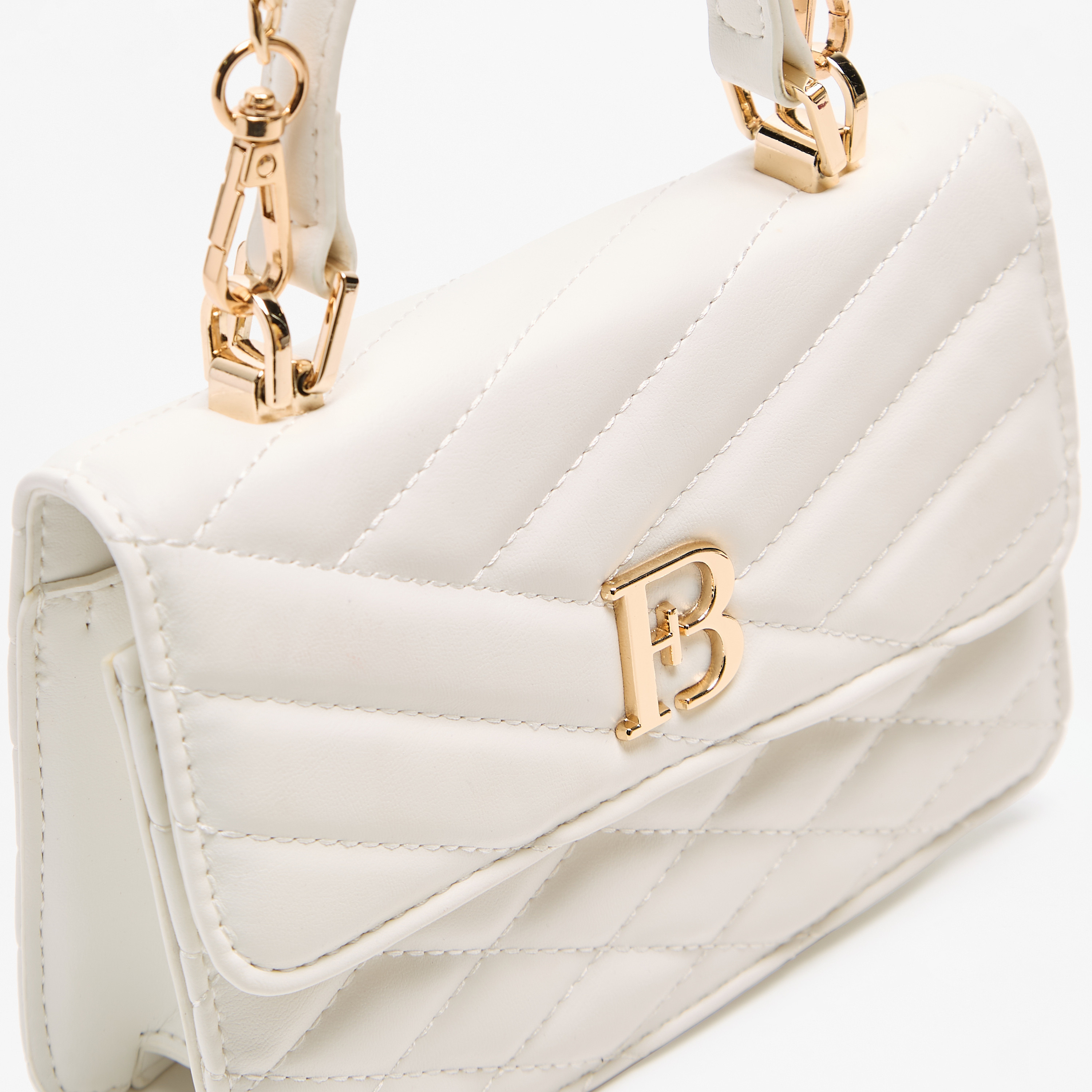 Flora Bella Quilted Satchel Bag with Grab Handle and Chain Strap-women-bagsandwallets-handbags-image-4
