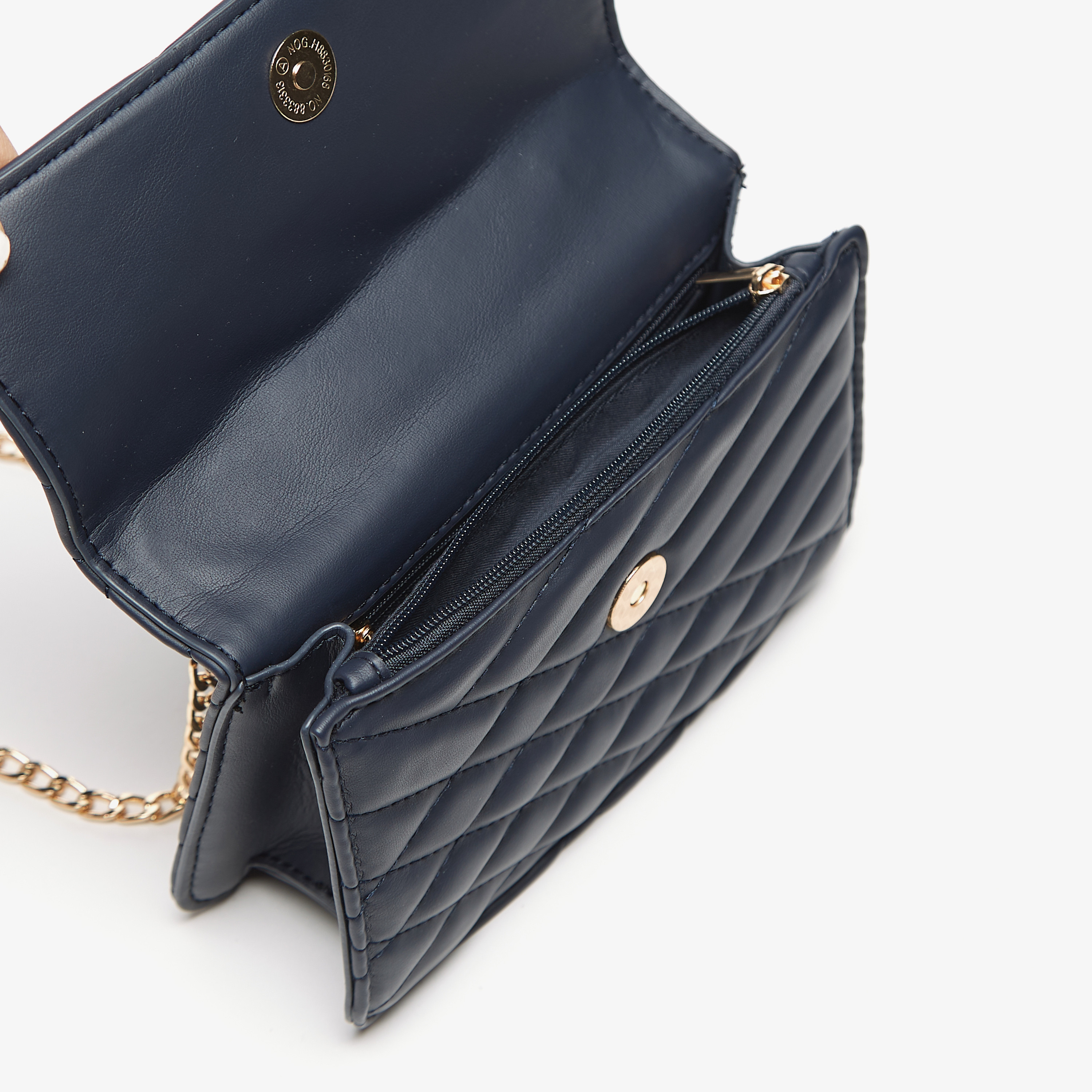 Flora Bella Quilted Satchel Bag with Grab Handle and Chain Strap-women-bagsandwallets-handbags-image-9