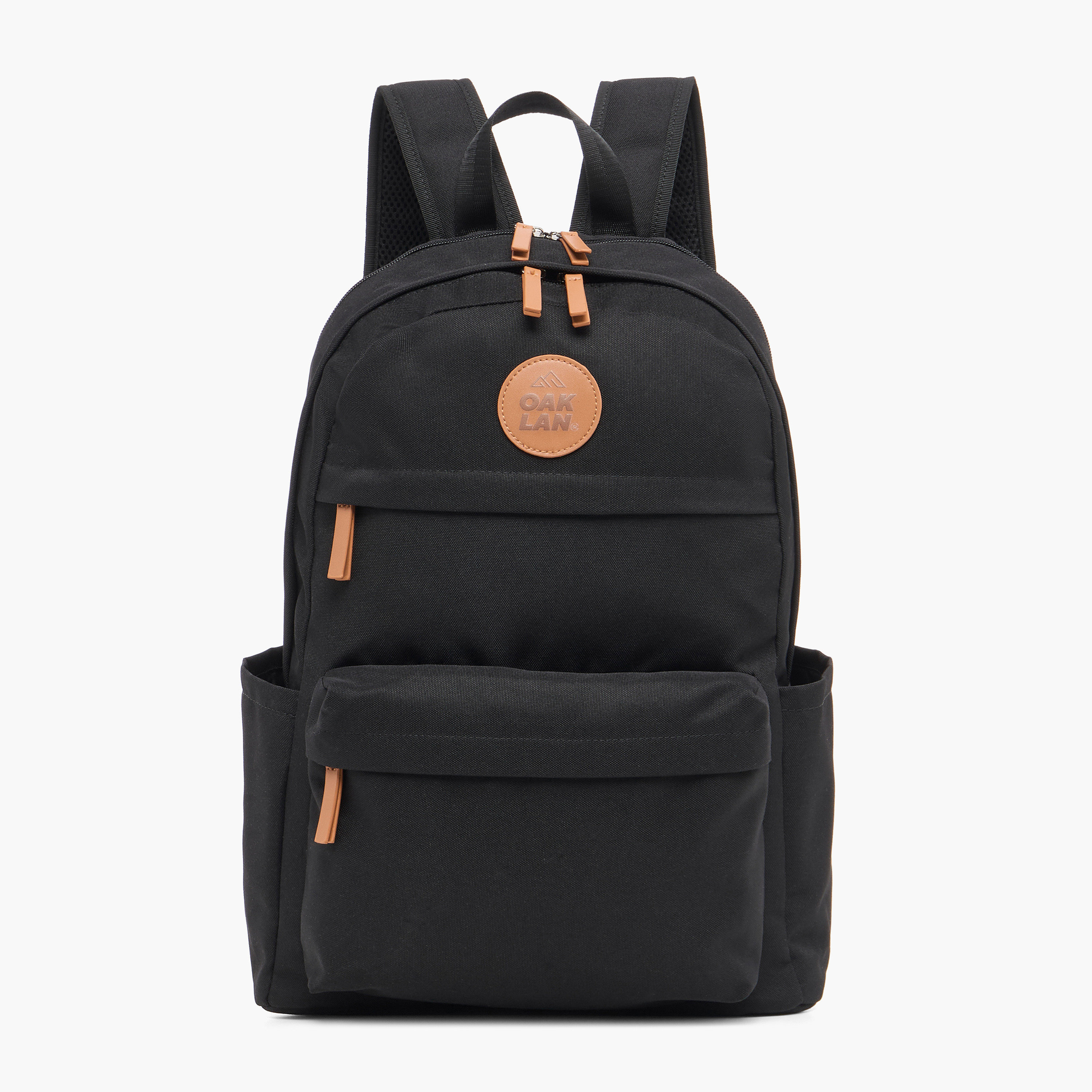 شنطة ظهر مدرسية سادة بأحزمة قابلة للتعديل من أوكلان من شو إكسبريس - 40×30×15 سم-boys-accessories-bagsandbackpacks-image-1