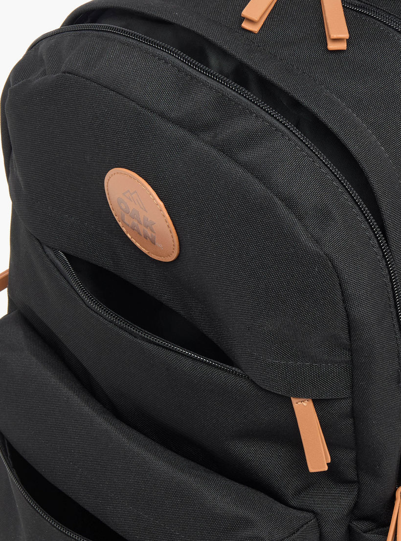 شنطة ظهر مدرسية سادة بأحزمة قابلة للتعديل من أوكلان من شو إكسبريس - 40×30×15 سم-boys-accessories-bagsandbackpacks-image-6