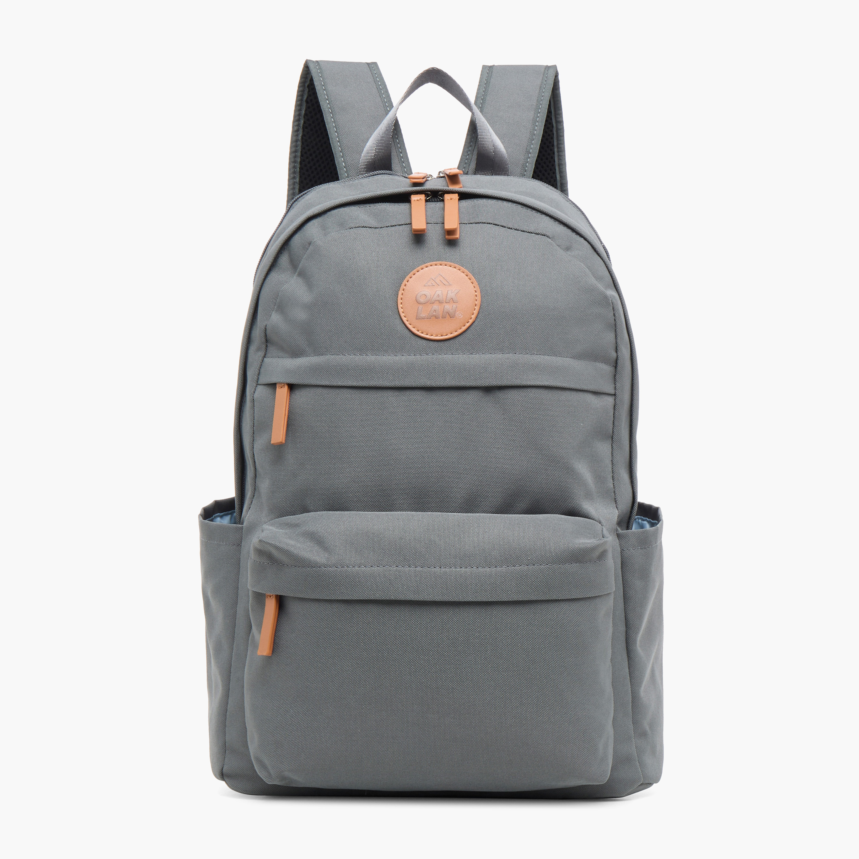 شنطة ظهر مدرسية سادة بأحزمة قابلة للتعديل من أوكلان من شو إكسبريس - 40×30×15 سم-boys-accessories-bagsandbackpacks-image-1
