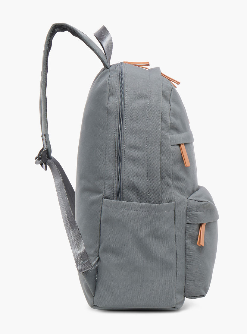 شنطة ظهر مدرسية سادة بأحزمة قابلة للتعديل من أوكلان من شو إكسبريس - 40×30×15 سم-boys-accessories-bagsandbackpacks-image-3