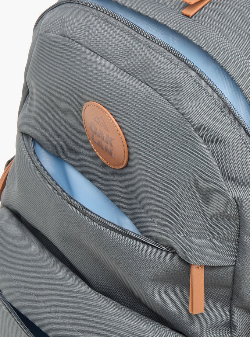 شنطة ظهر مدرسية سادة بأحزمة قابلة للتعديل من أوكلان من شو إكسبريس - 40×30×15 سم-boys-accessories-bagsandbackpacks-image-6