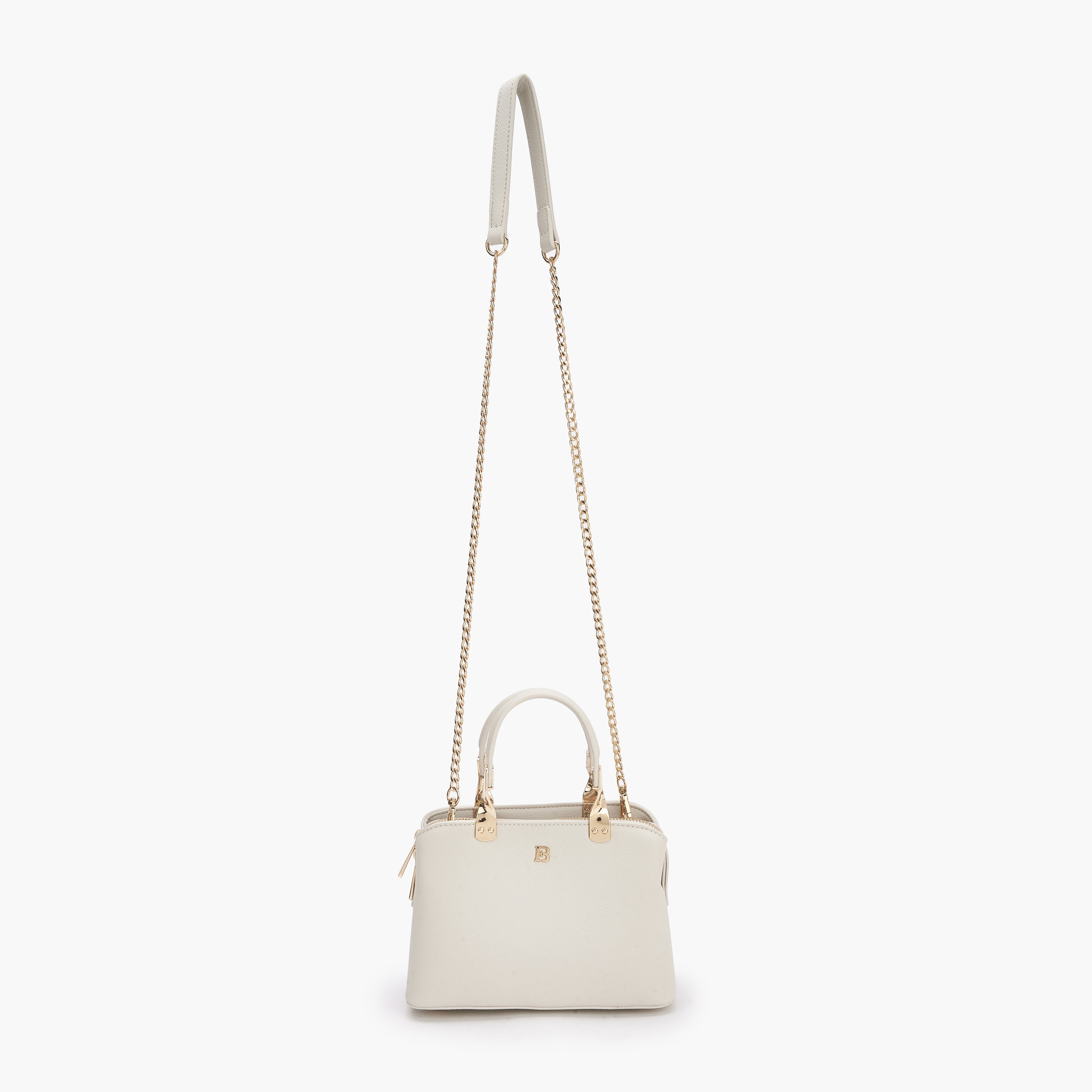 شنطة كروس بودي بشعار منقوش وحزام سلسلة من فلورا بيلا-women-bagsandwallets-handbags-image-3