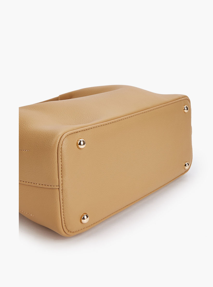 شنطة توت بحزام قابل للفصل وسحاب إغلاق وزينة وشاح من فلورا بيلا-women-bagsandwallets-handbags-image-7