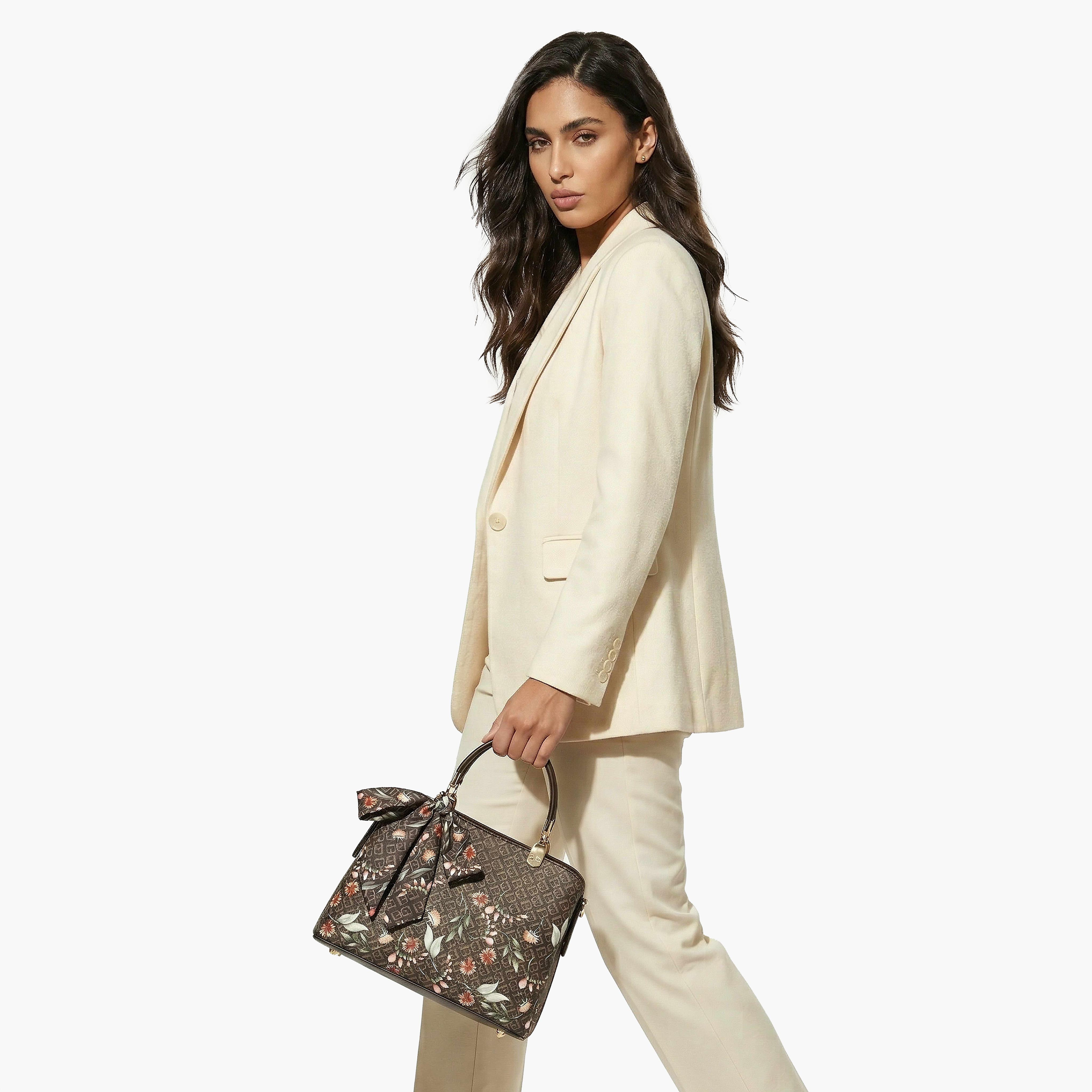 Flora Bella Floral Monogram Print Tote Bag with Scarf Accent-women-bagsandwallets-handbags-image-2