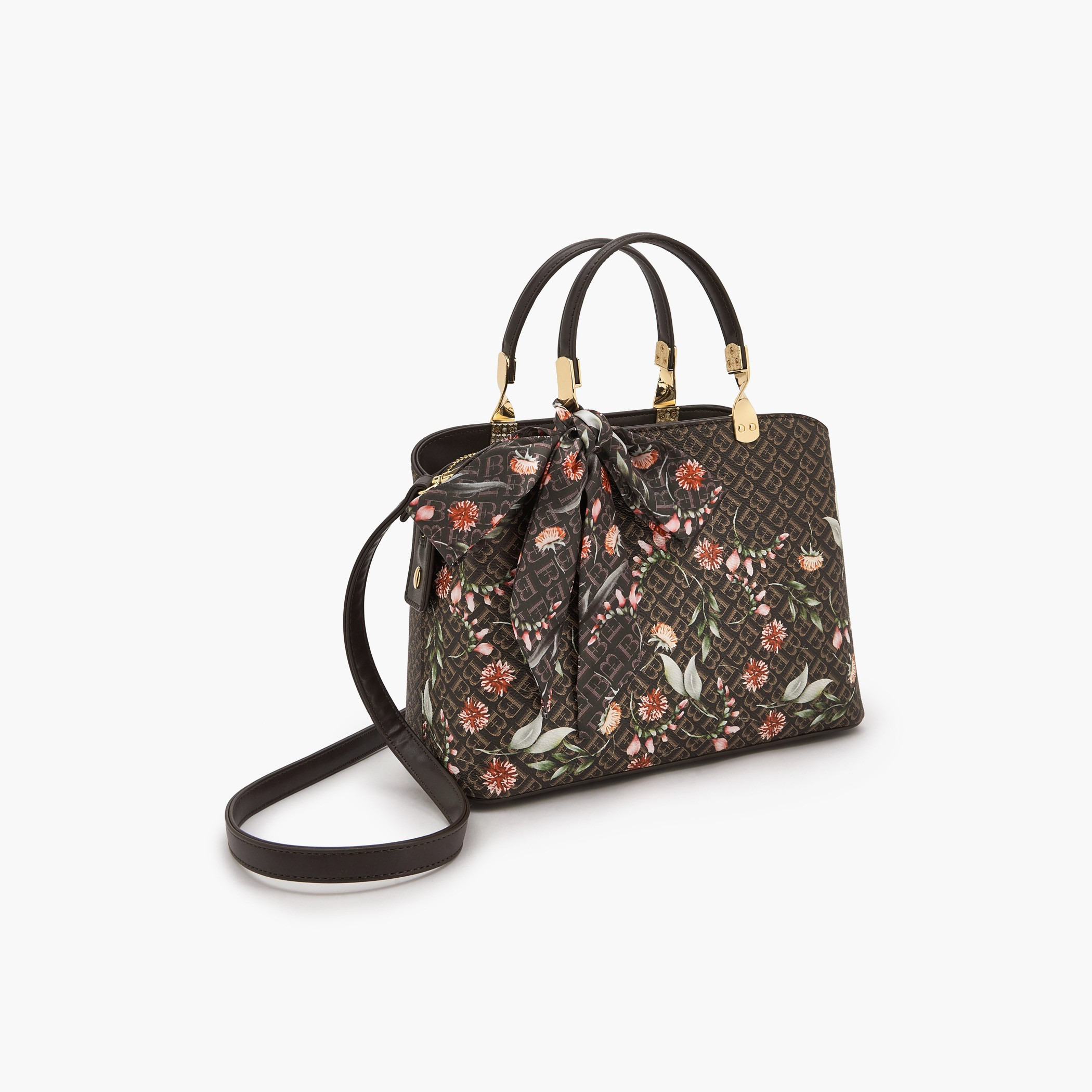 Flora Bella Floral Monogram Print Tote Bag with Scarf Accent-women-bagsandwallets-handbags-image-4