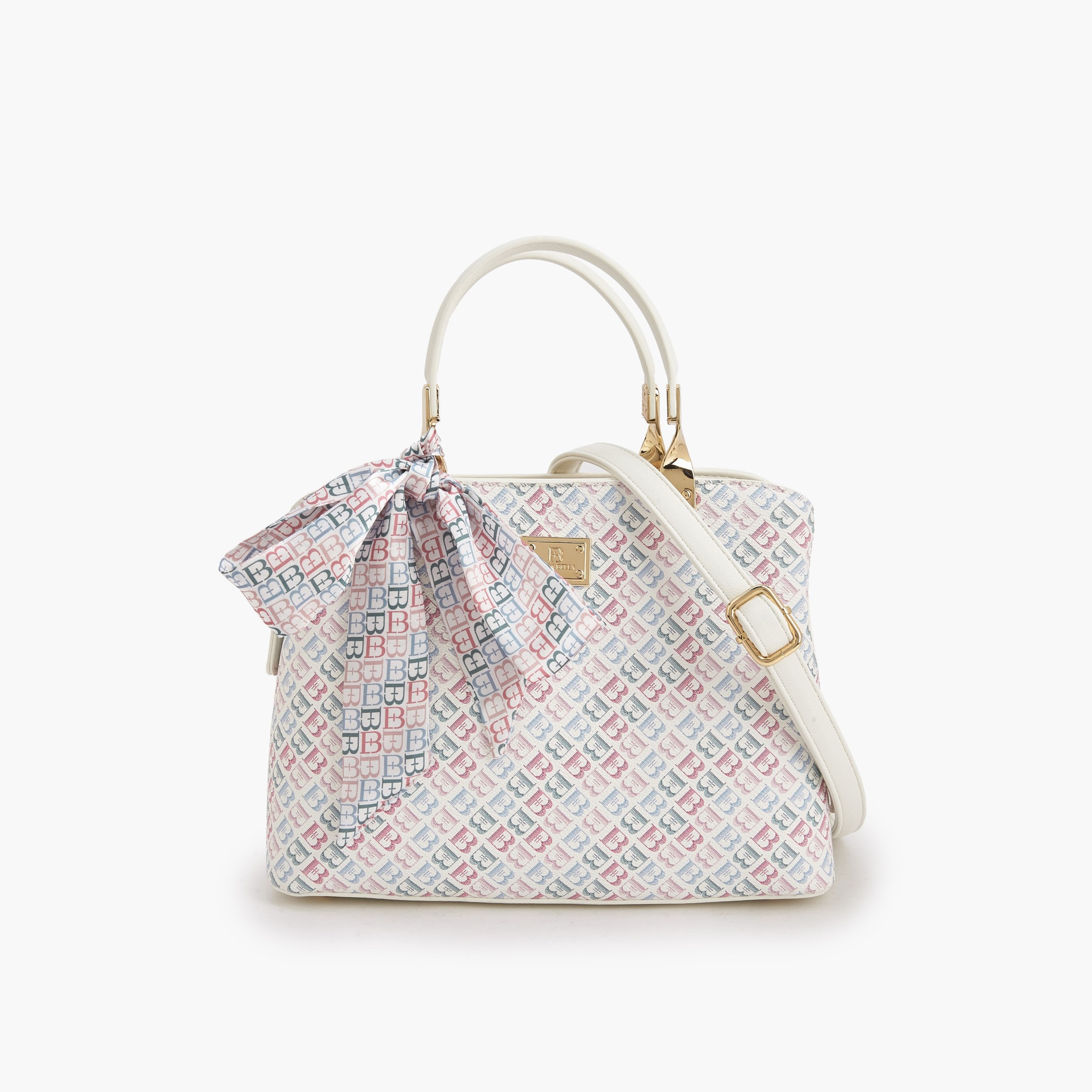 شنطة توتي بطبعات مونوجرام ووشاح من فلورا بيلا-women-bagsandwallets-handbags-image-1