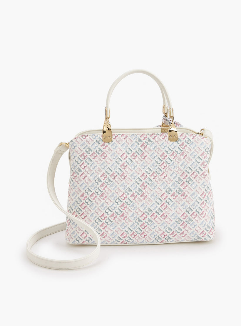 شنطة توتي بطبعات مونوجرام ووشاح من فلورا بيلا-women-bagsandwallets-handbags-image-6