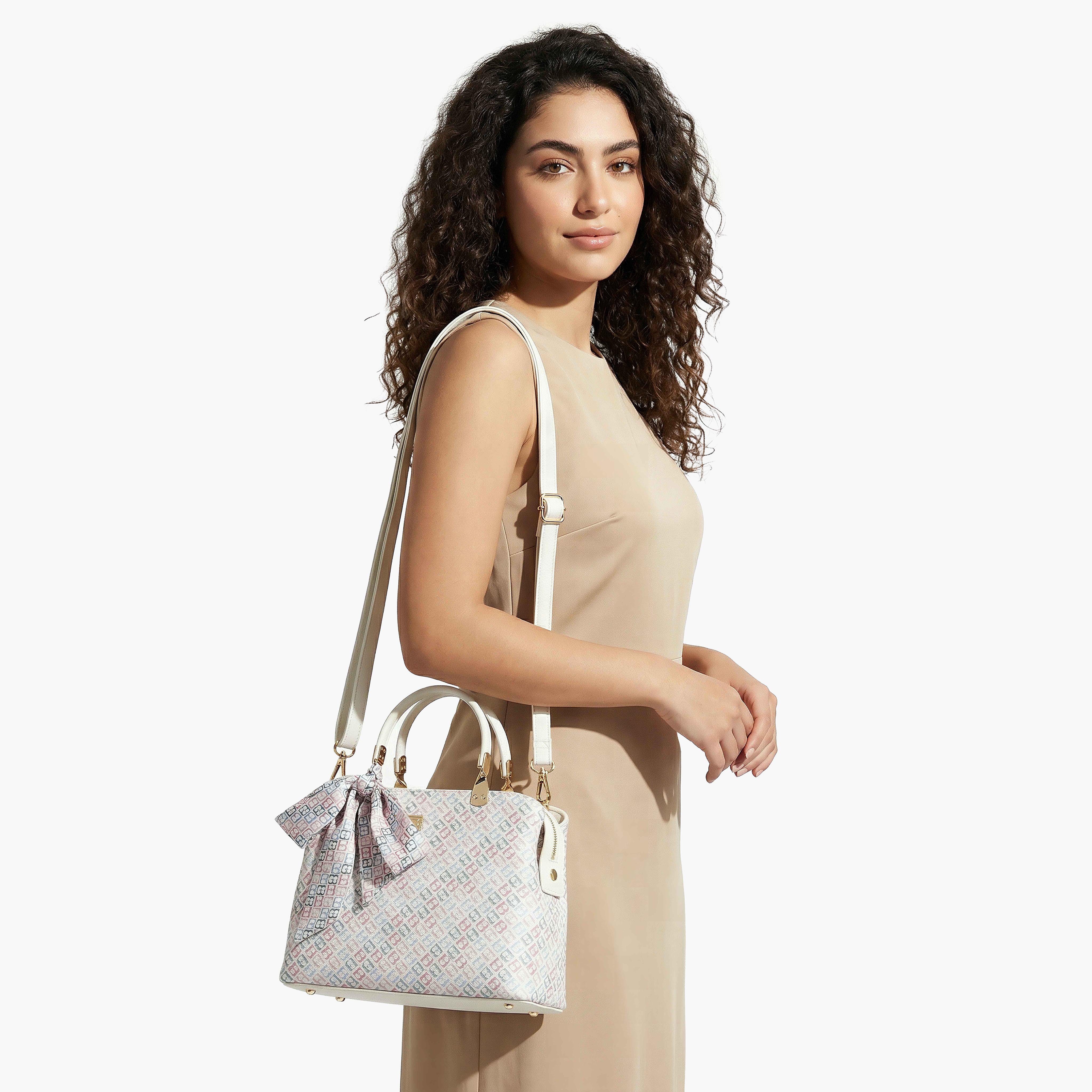 شنطة توتي بطبعات مونوجرام ووشاح من فلورا بيلا-women-bagsandwallets-handbags-image-2