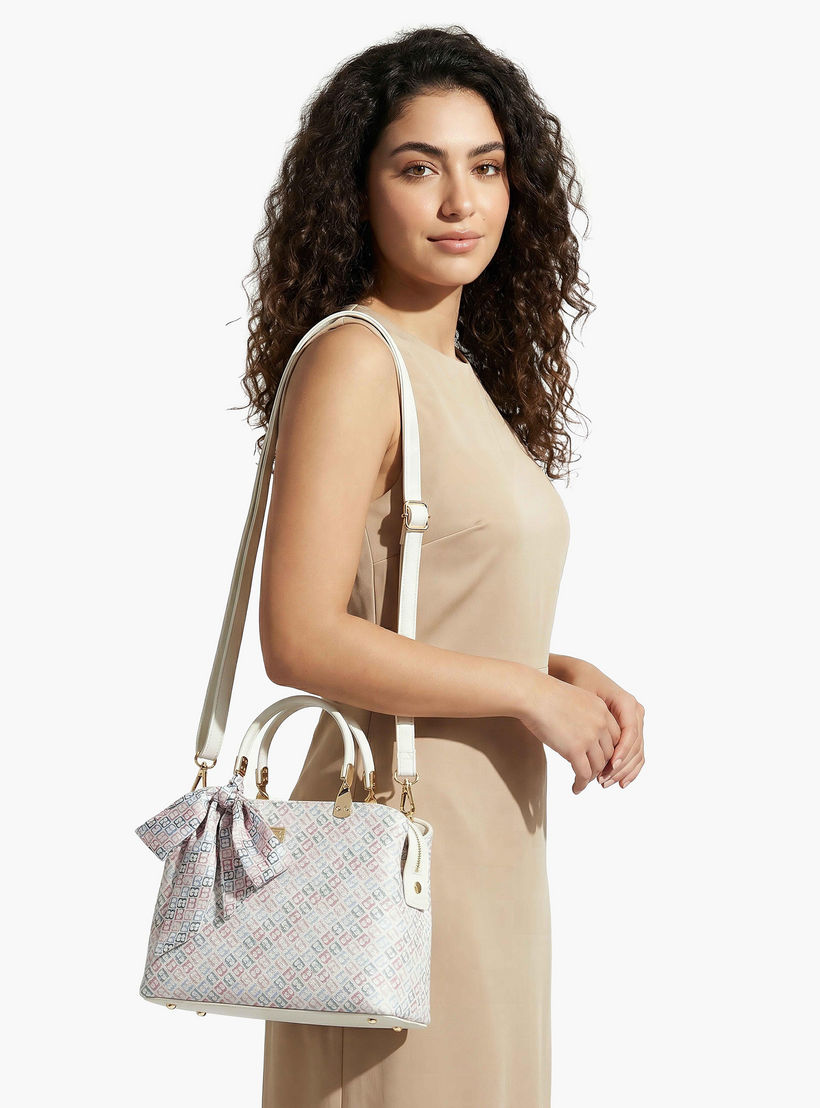 شنطة توتي بطبعات مونوجرام ووشاح من فلورا بيلا-women-bagsandwallets-handbags-image-2