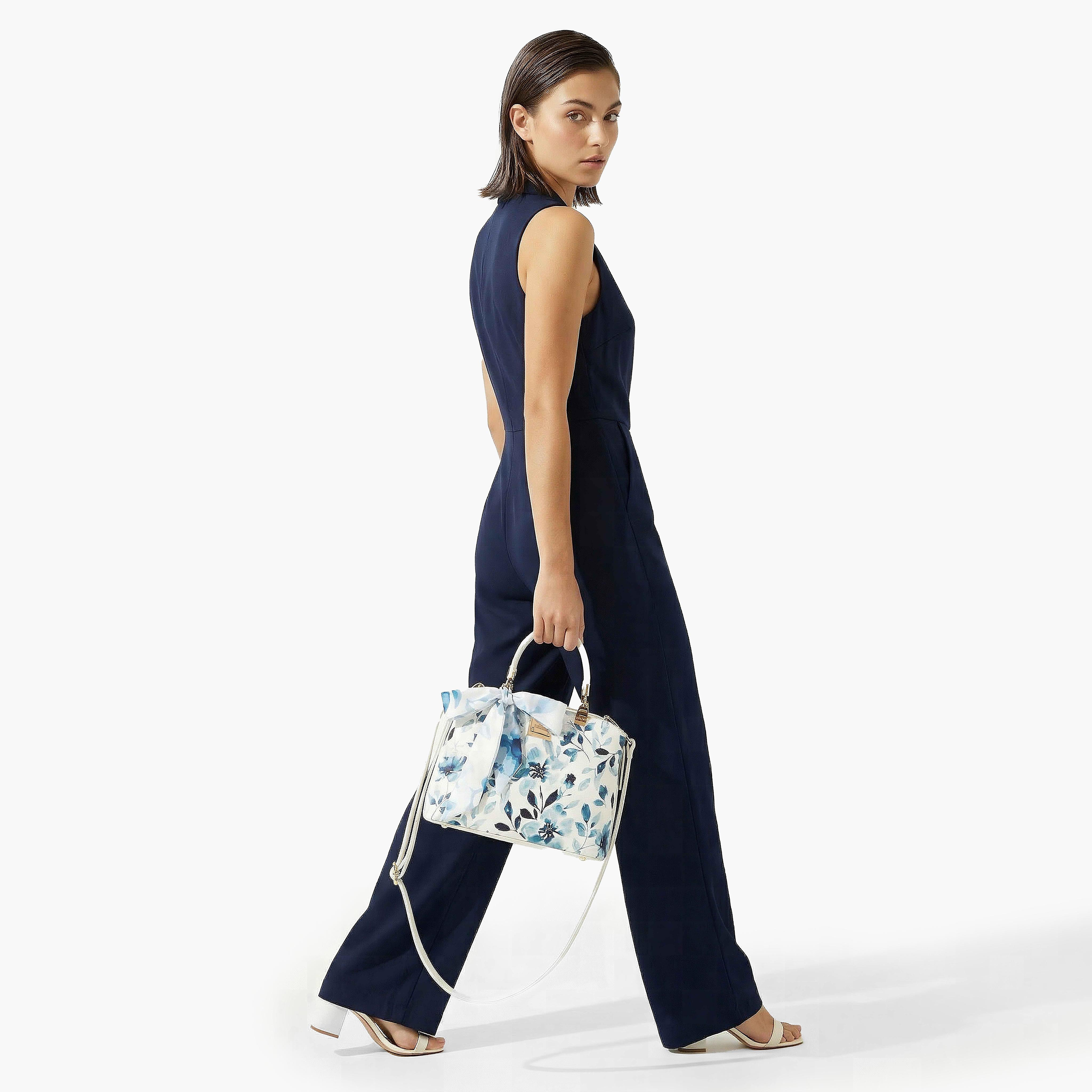 شنطة ساتشيل بطبعات زهرية ووشاح من فلورا بيلا-women-bagsandwallets-handbags-image-2