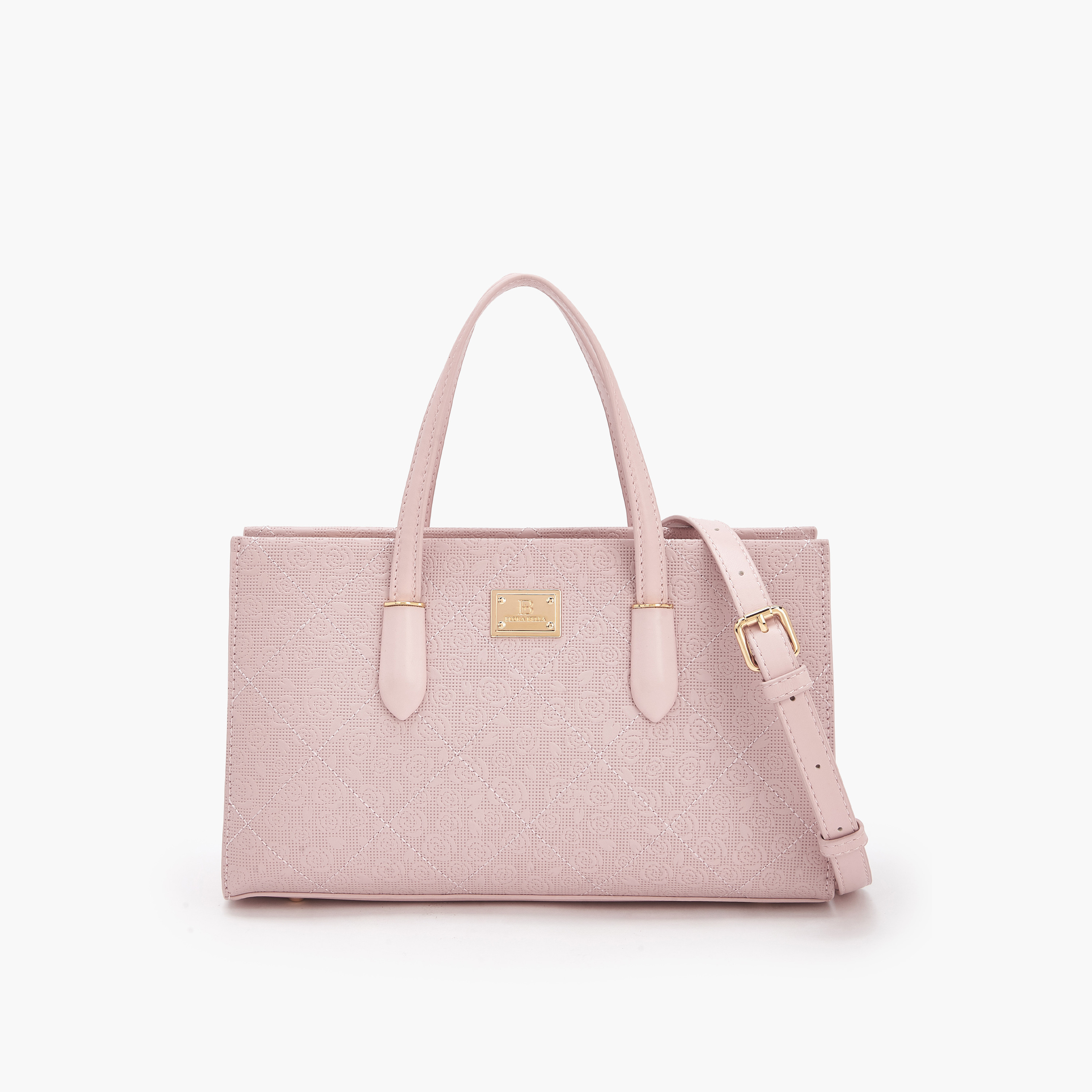 شنطة توتي بنمط أزهار بارز الملمس وحزام قابل للفصل من فلورا بيلا-women-bagsandwallets-handbags-image-1