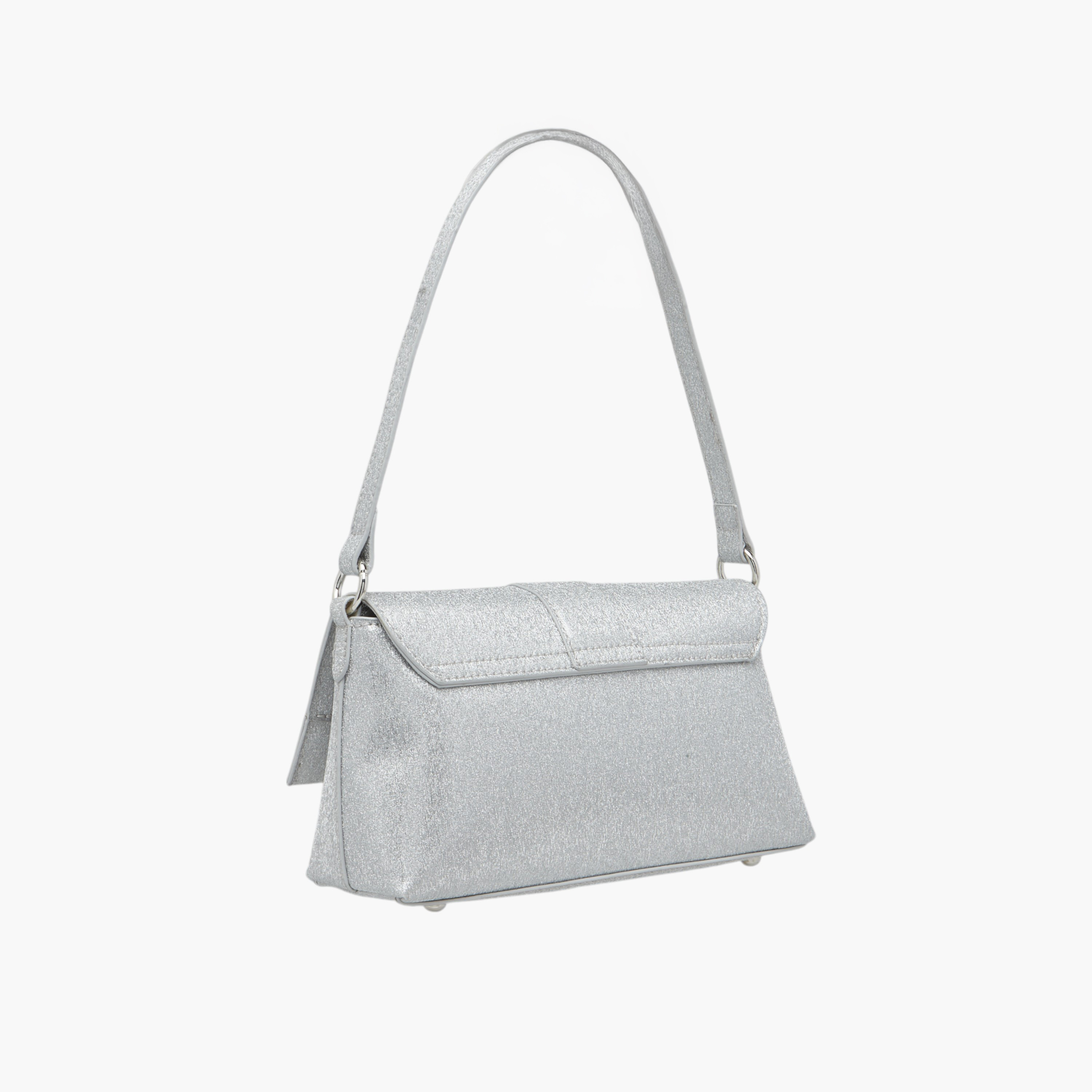 Flora Bella Textured Shoulder Bag with Magnetic Button Closure-women-bagsandwallets-handbags-image-3
