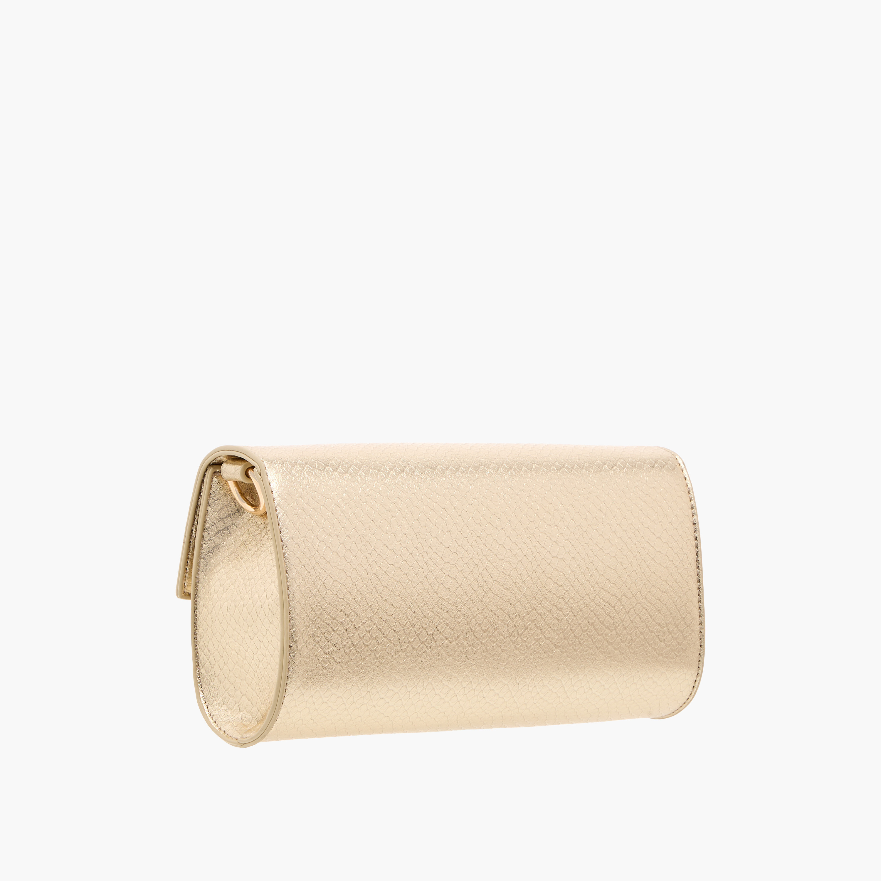 Flora Bella Textured Crossbody Bag with Detachable Chain Strap and Flap Closure-women-bagsandwallets-handbags-image-3