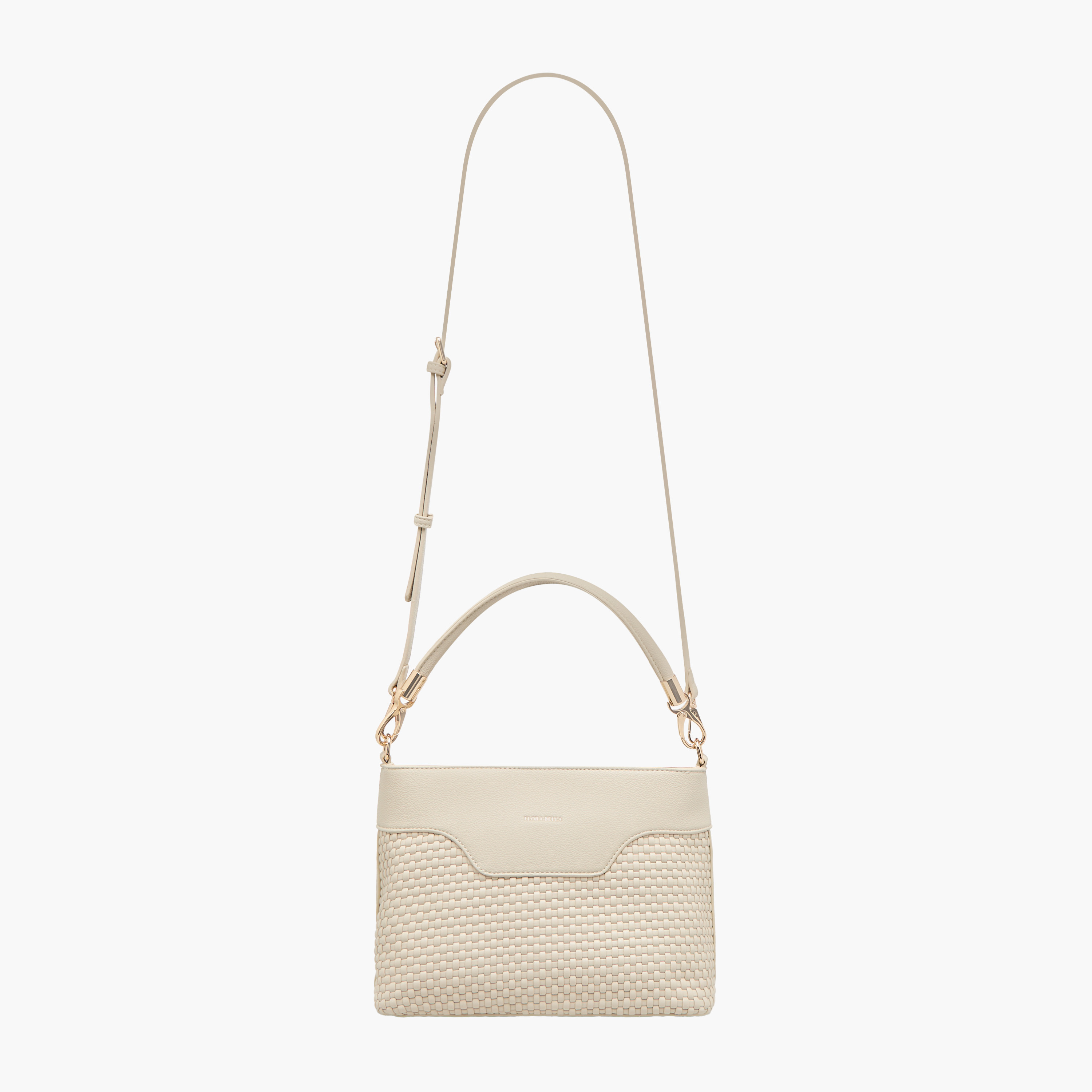 Flora Bella Textured Shoulder Bag with Zip Closure and Adjustable Strap-women-bagsandwallets-handbags-image-2