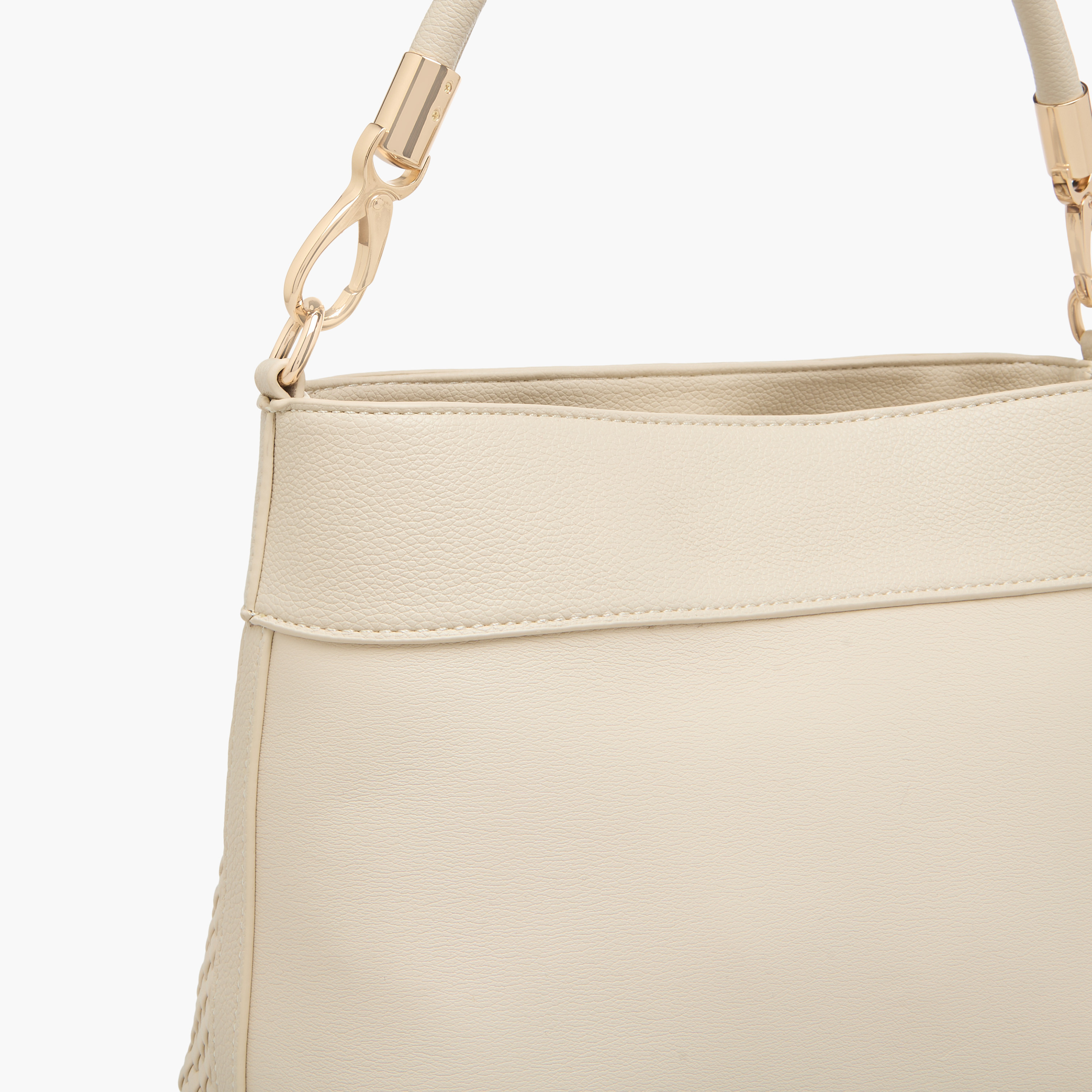 Flora Bella Textured Shoulder Bag with Zip Closure and Adjustable Strap-women-bagsandwallets-handbags-image-5