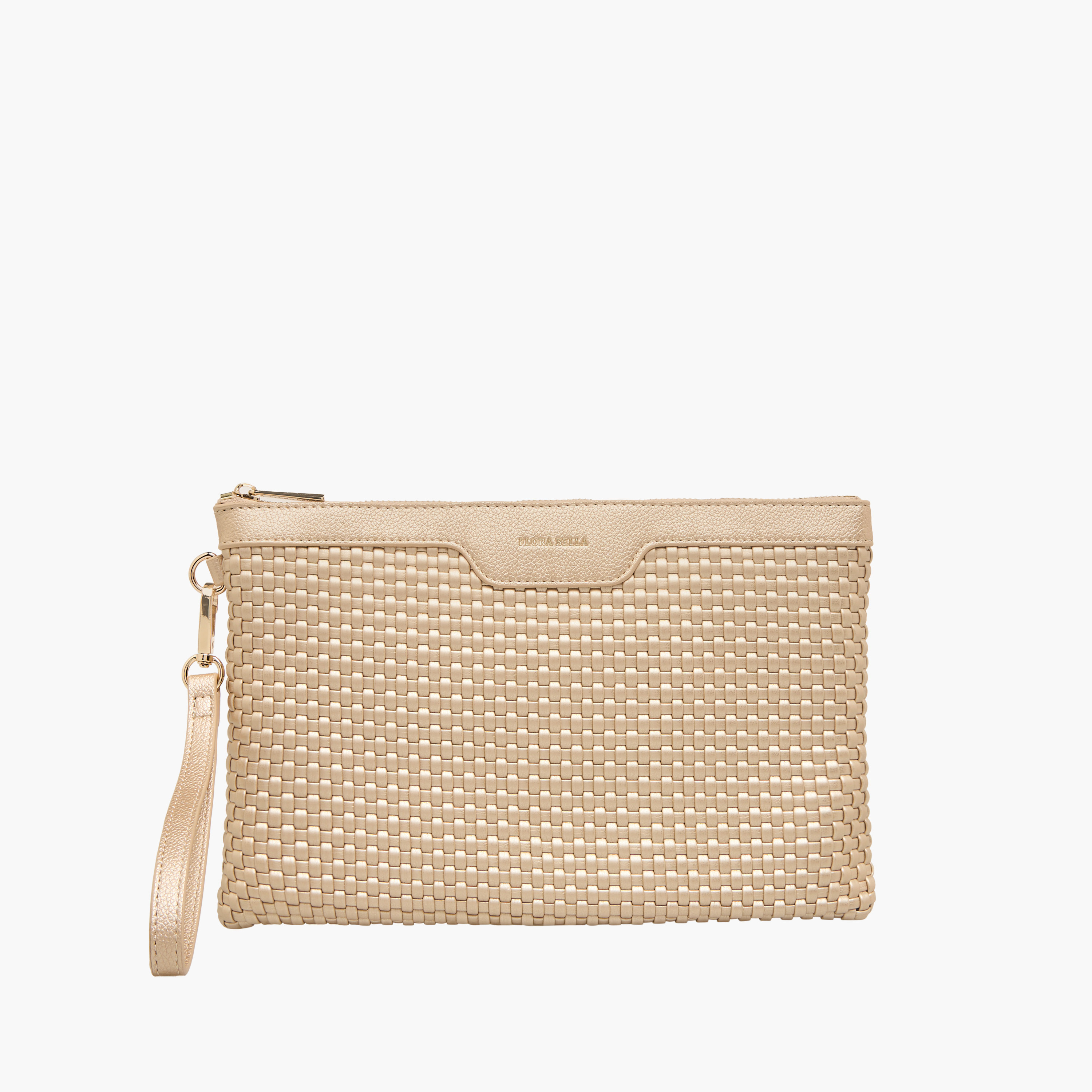 شنطة صغيرة بارزة الملمس بسحاب إغلاق من فلورا بيلا-women-bagsandwallets-wallets-image-1