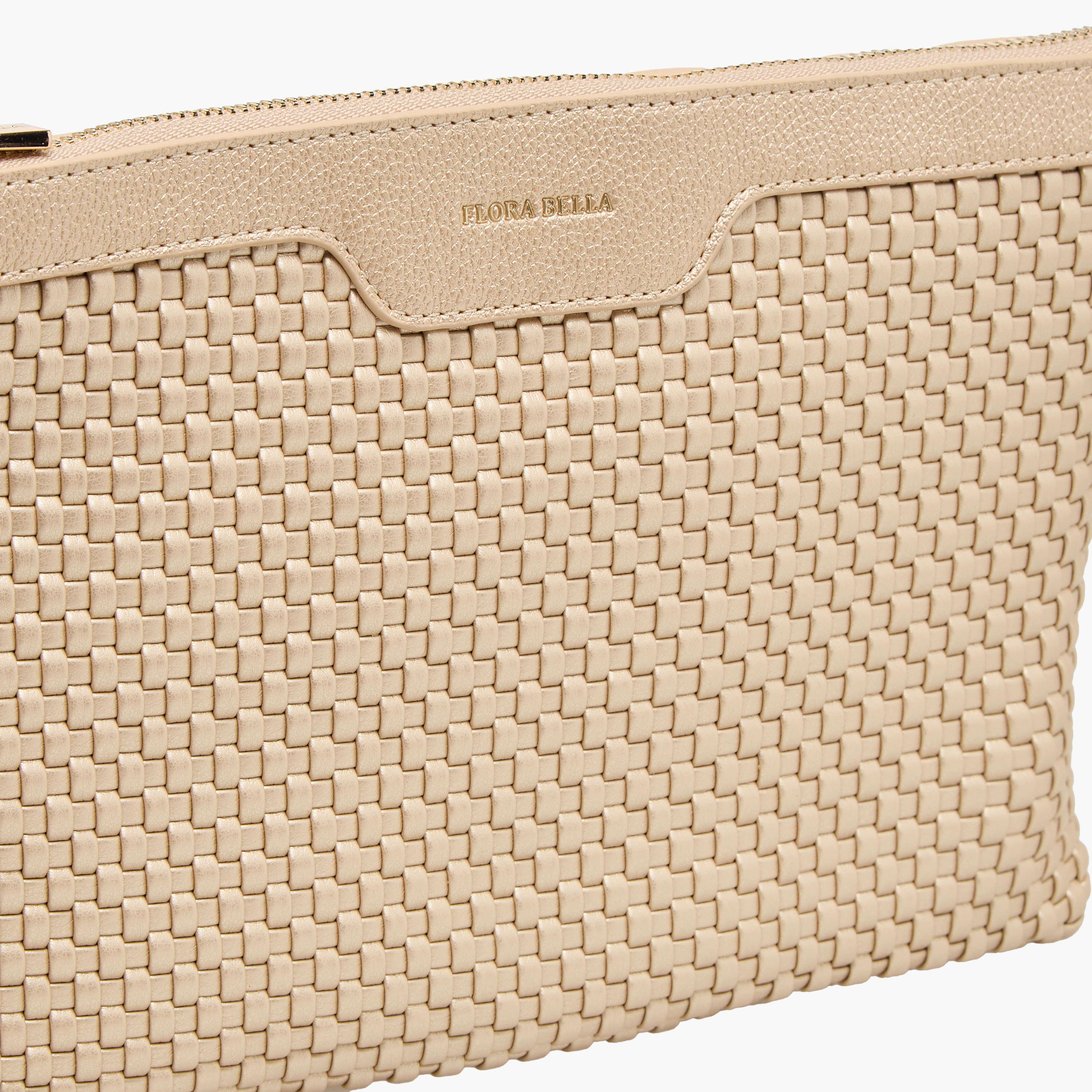 شنطة صغيرة بارزة الملمس بسحاب إغلاق من فلورا بيلا-women-bagsandwallets-wallets-image-4