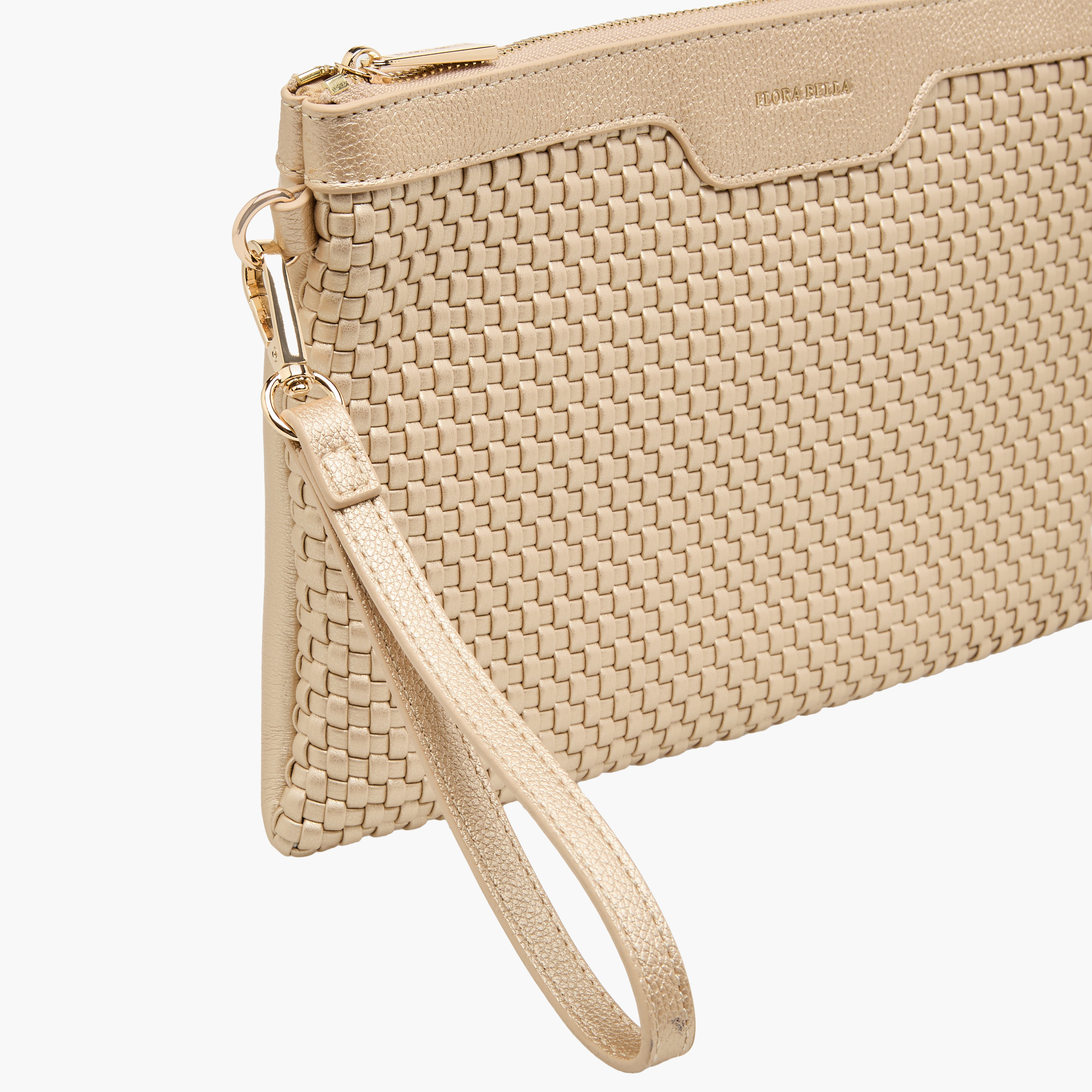 شنطة صغيرة بارزة الملمس بسحاب إغلاق من فلورا بيلا-women-bagsandwallets-wallets-image-6
