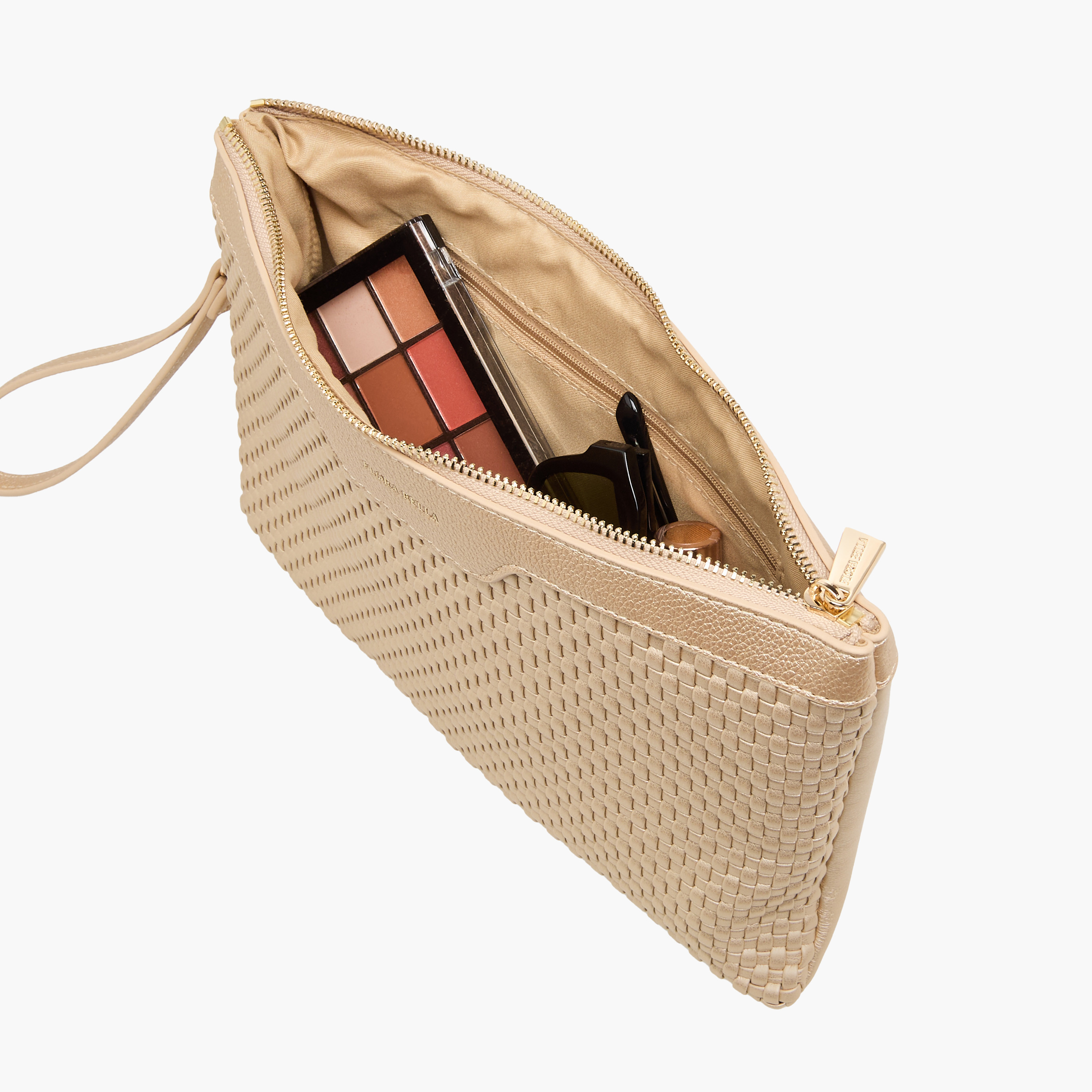 شنطة صغيرة بارزة الملمس بسحاب إغلاق من فلورا بيلا-women-bagsandwallets-wallets-image-8