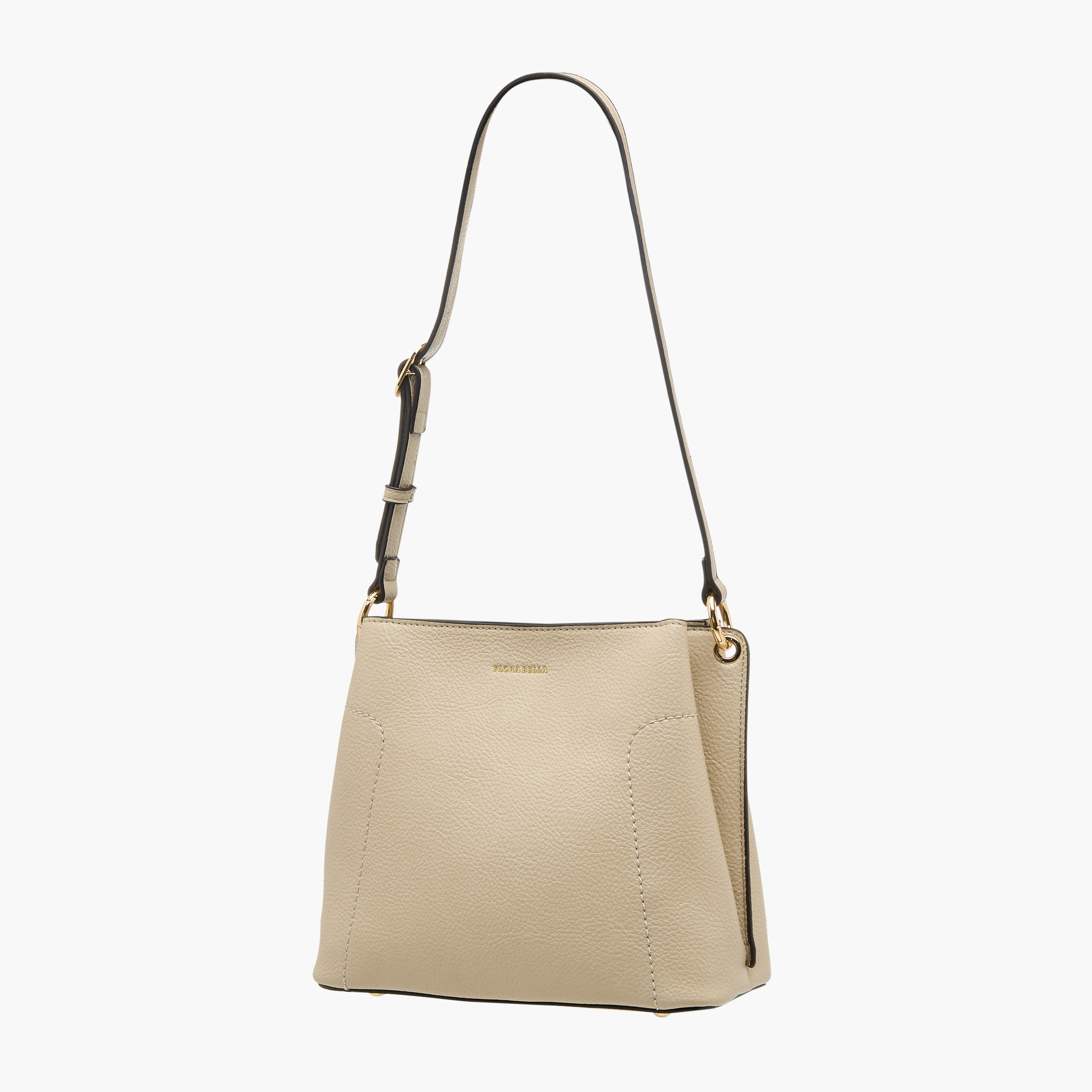 Flora Bella Solid Shoulder Bag with Adjustable Strap-women-bagsandwallets-handbags-image-2