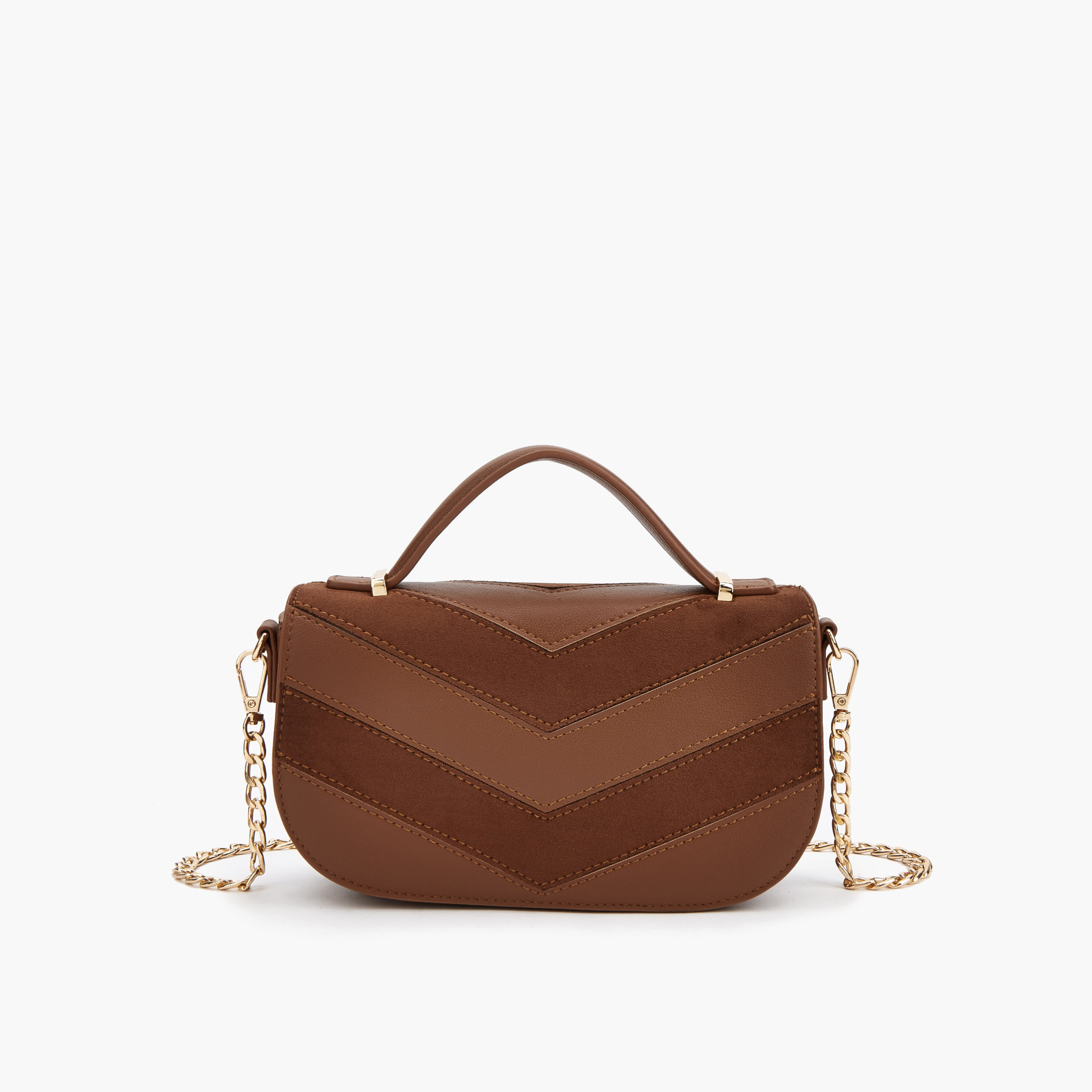 شنطة كروس بودي شمواه شيفرون بحزام سلسلة من فلورا بيلا-women-bagsandwallets-handbags-image-1