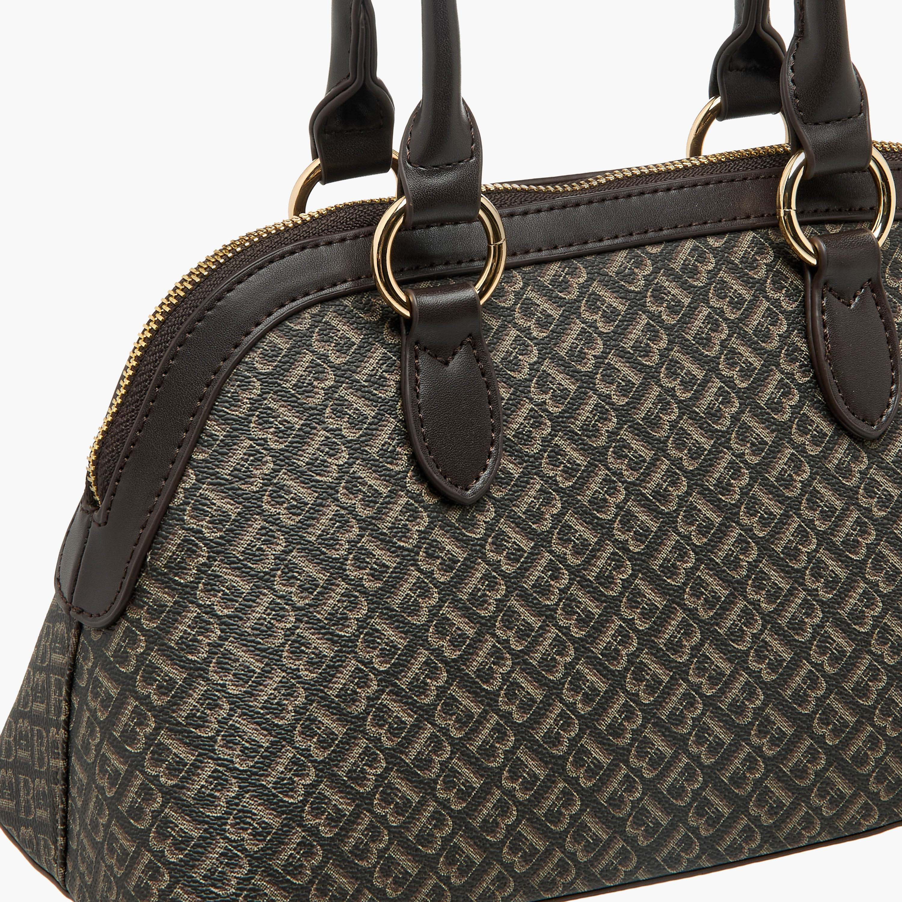 Flora Bella Monogram Print Tote Bag with Double Handle-women-bagsandwallets-handbags-image-6
